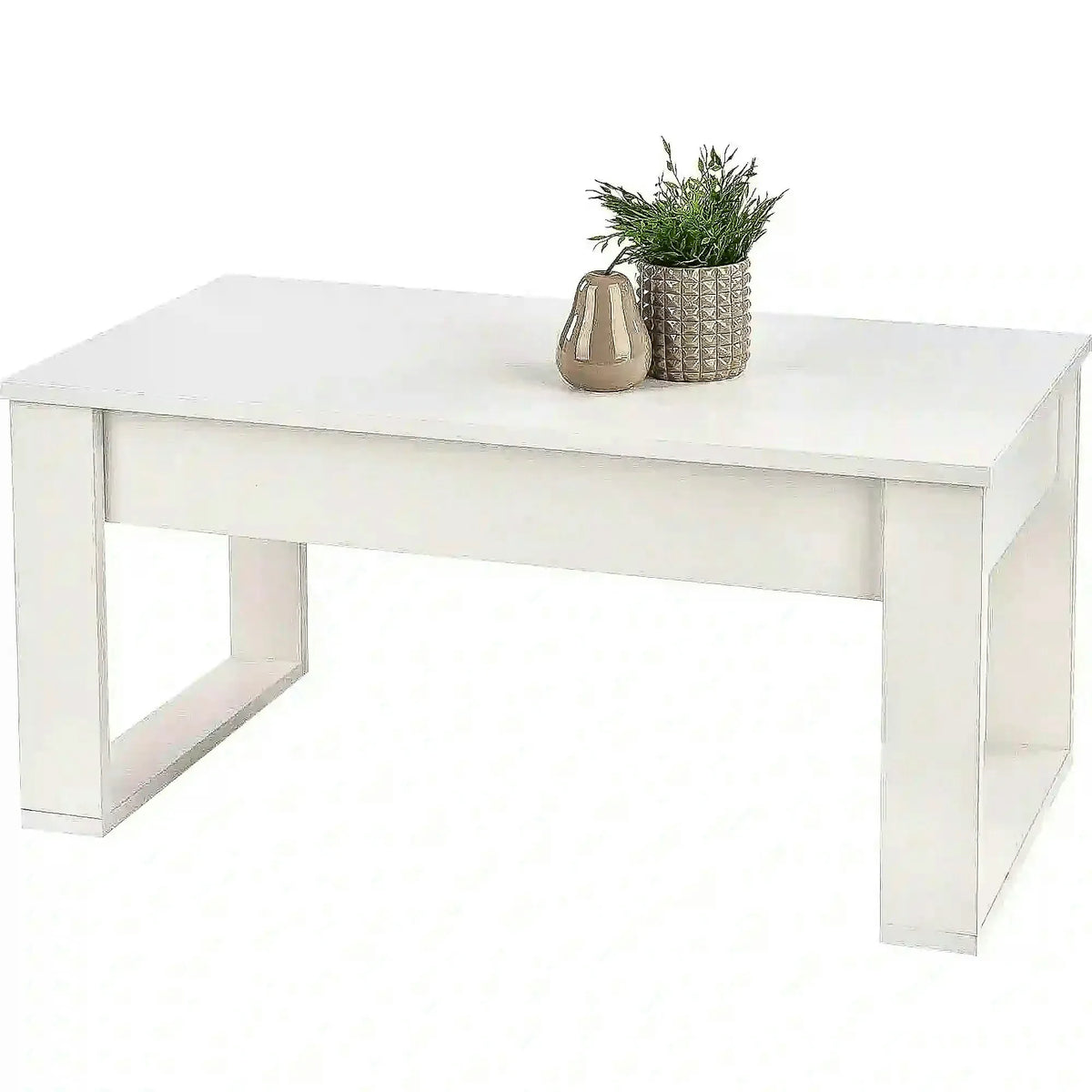 Masuta NEA, alb, PAL furniruit, 110x60x52 cm