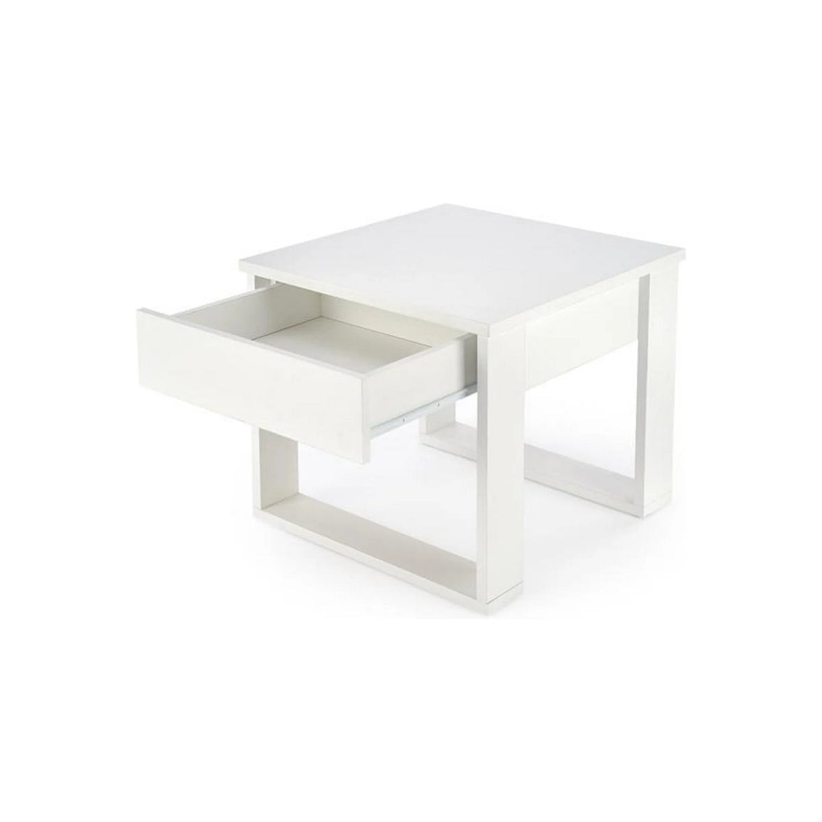 Masuta NEA KWADRAT, alb, PAL furniruit, 60x60x52 cm