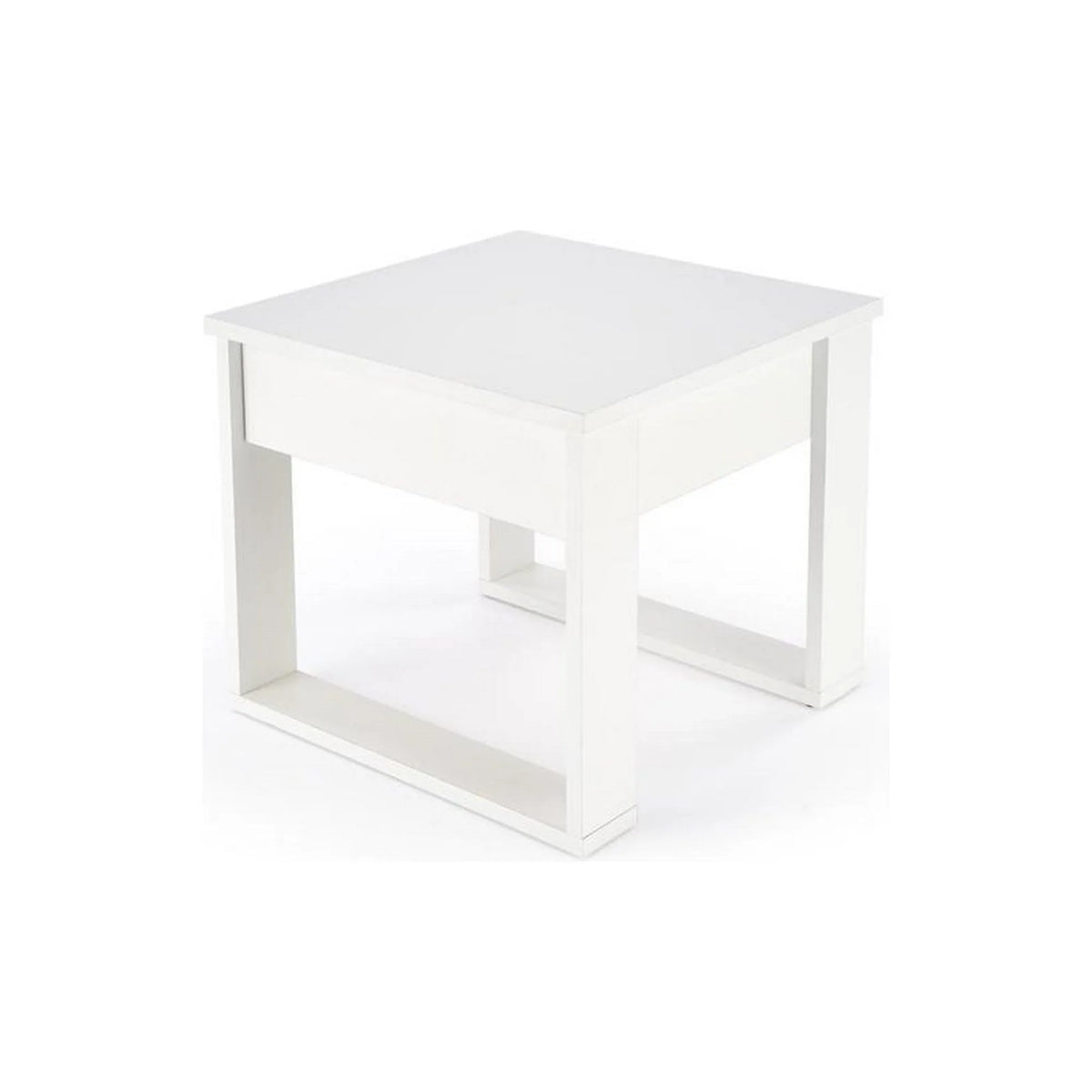 Masuta NEA KWADRAT, alb, PAL furniruit, 60x60x52 cm