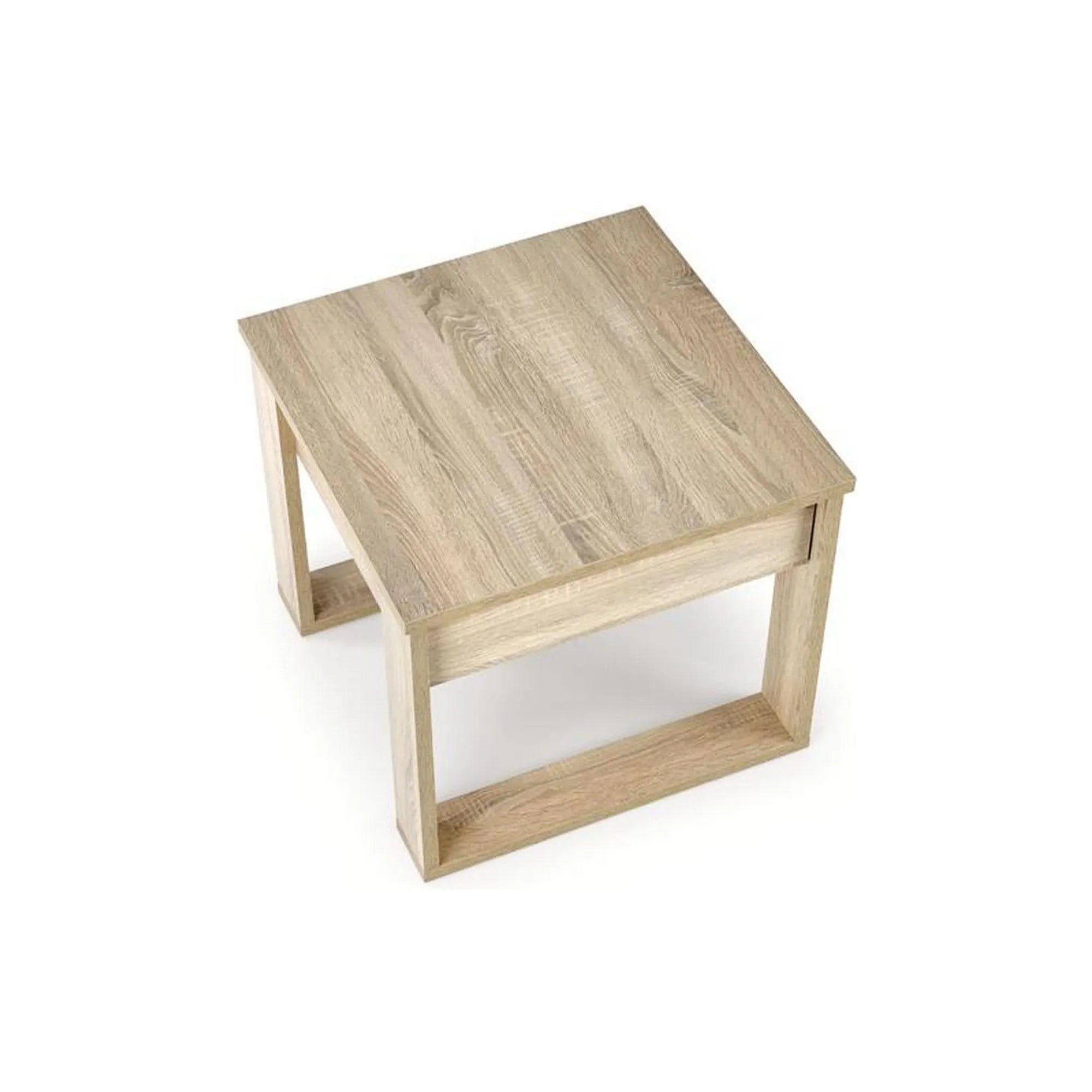 Masuta NEA KWADRAT, stejar sonoma, PAL furniruit, 60x60x52 cm