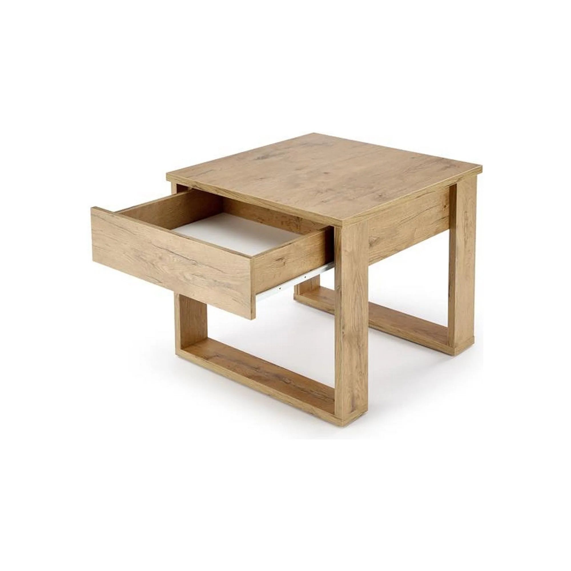 Masuta NEA KWADRAT, stejar wotan, PAL furniruit, 60x60x52 cm