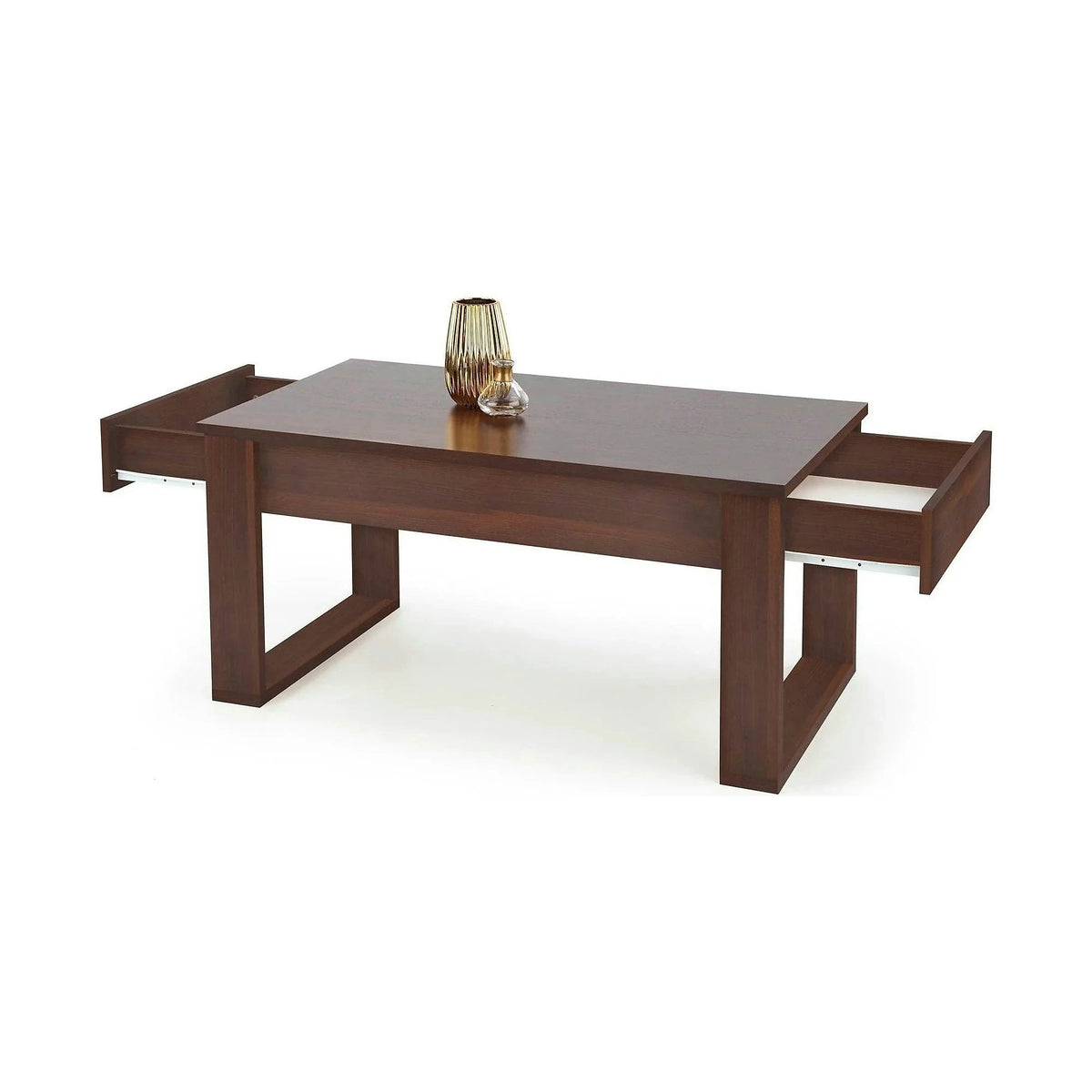 Masuta NEA, nuc inchis, PAL furniruit, 110x60x52 cm