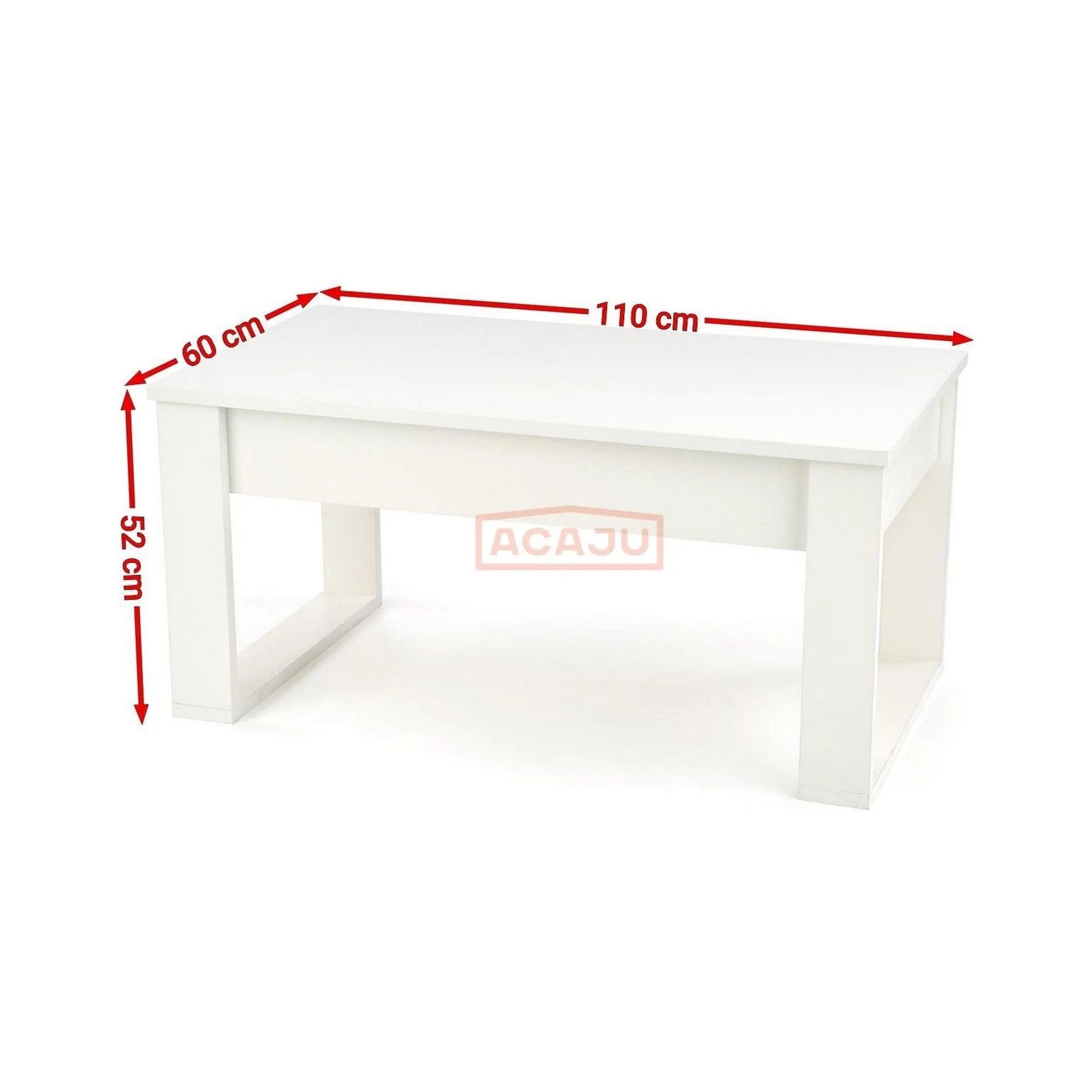 Masuta NEA, nuc inchis, PAL furniruit, 110x60x52 cm