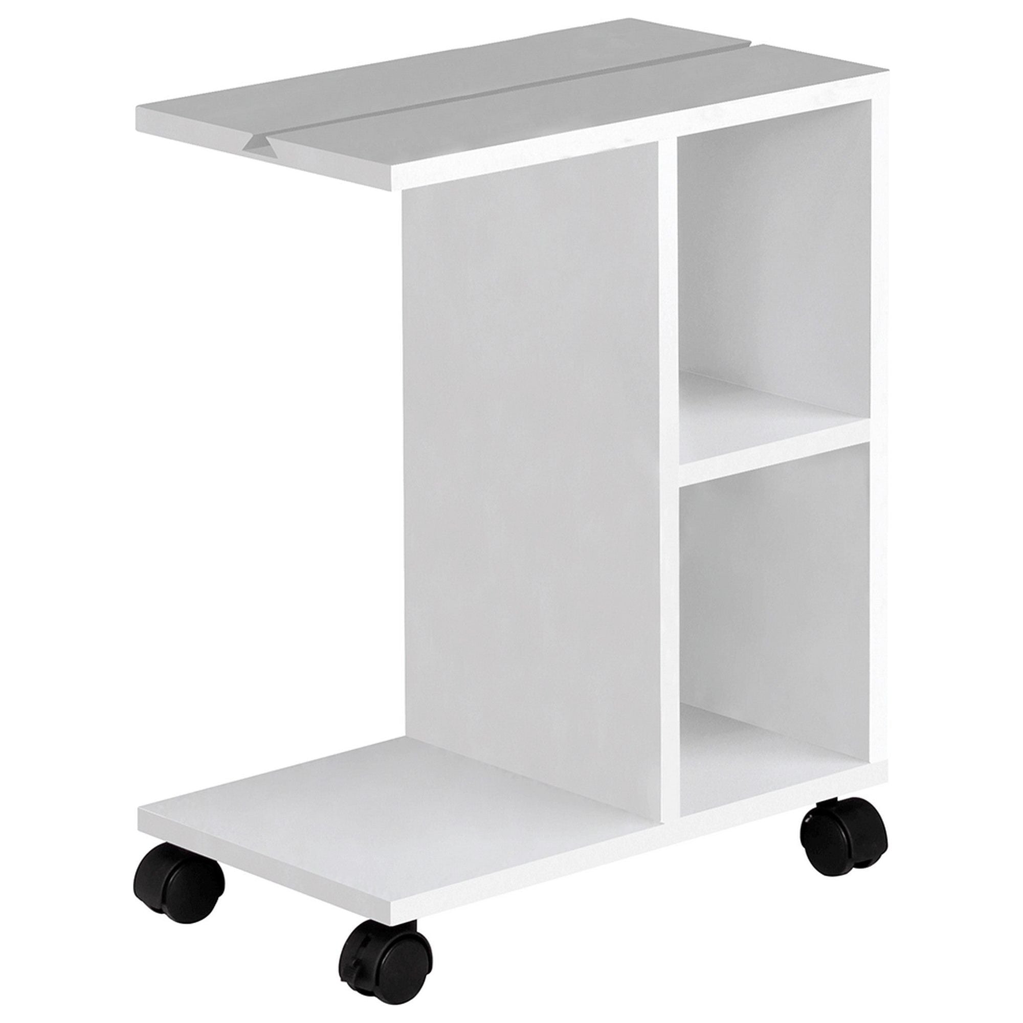 Masuta NIDEN, alb, PAL infoliat, 40x24x50 cm