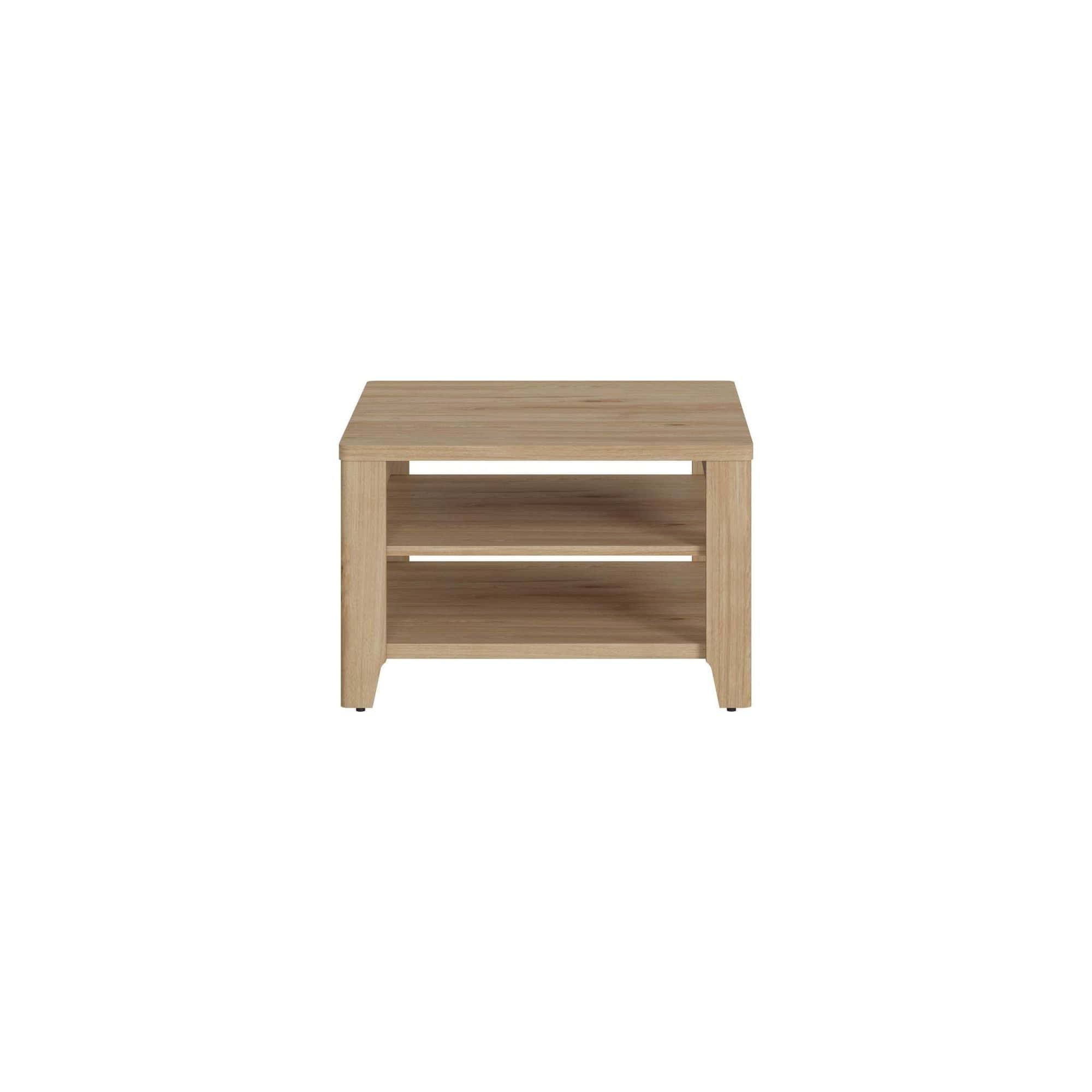 Masuta PARILLA, stejar, PAL laminat, 68x68x44 cm