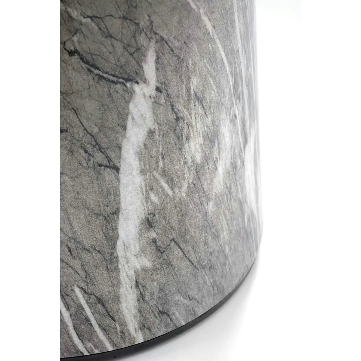 Masuta ROSA, alb/gri, ceramica/metal, 50x50x59 cm