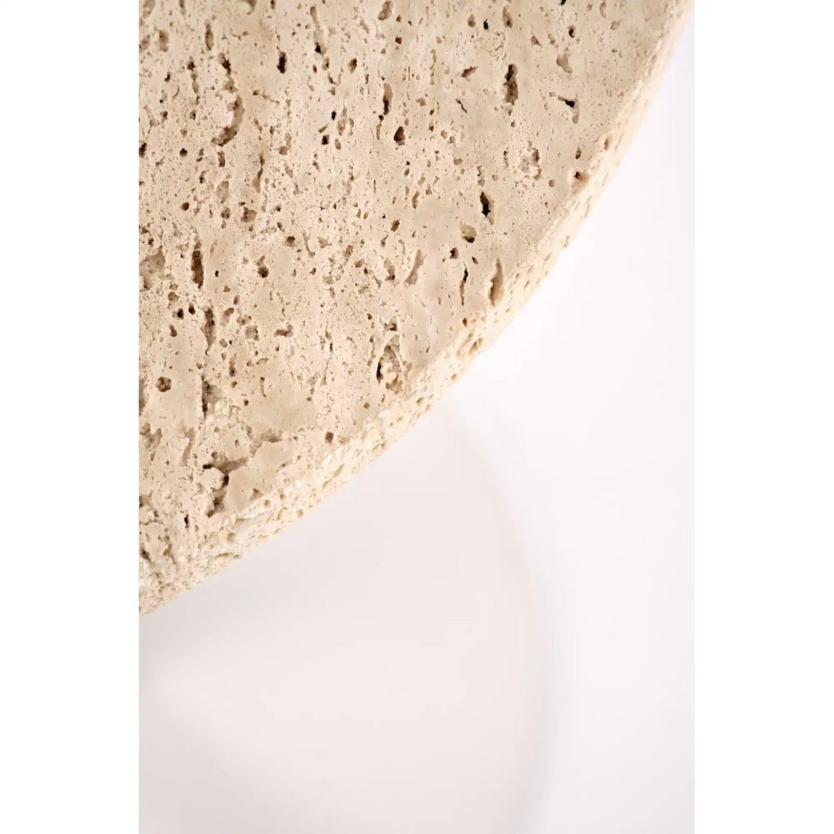 Masuta TRAVERSO, piatra travertin, 40x45 cm
