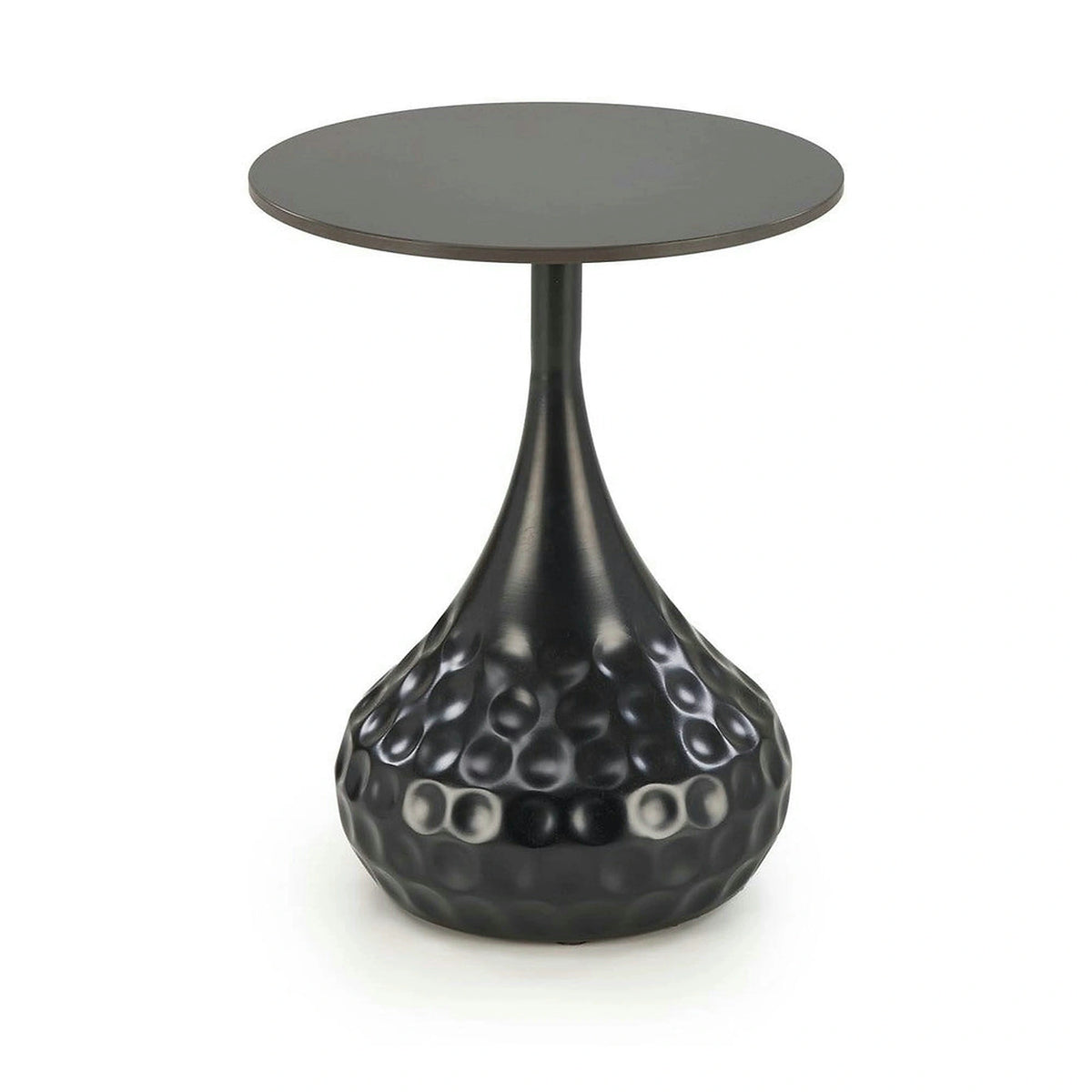 Masuta VERDE, negru, ceramica/metal, 40x40x52 cm