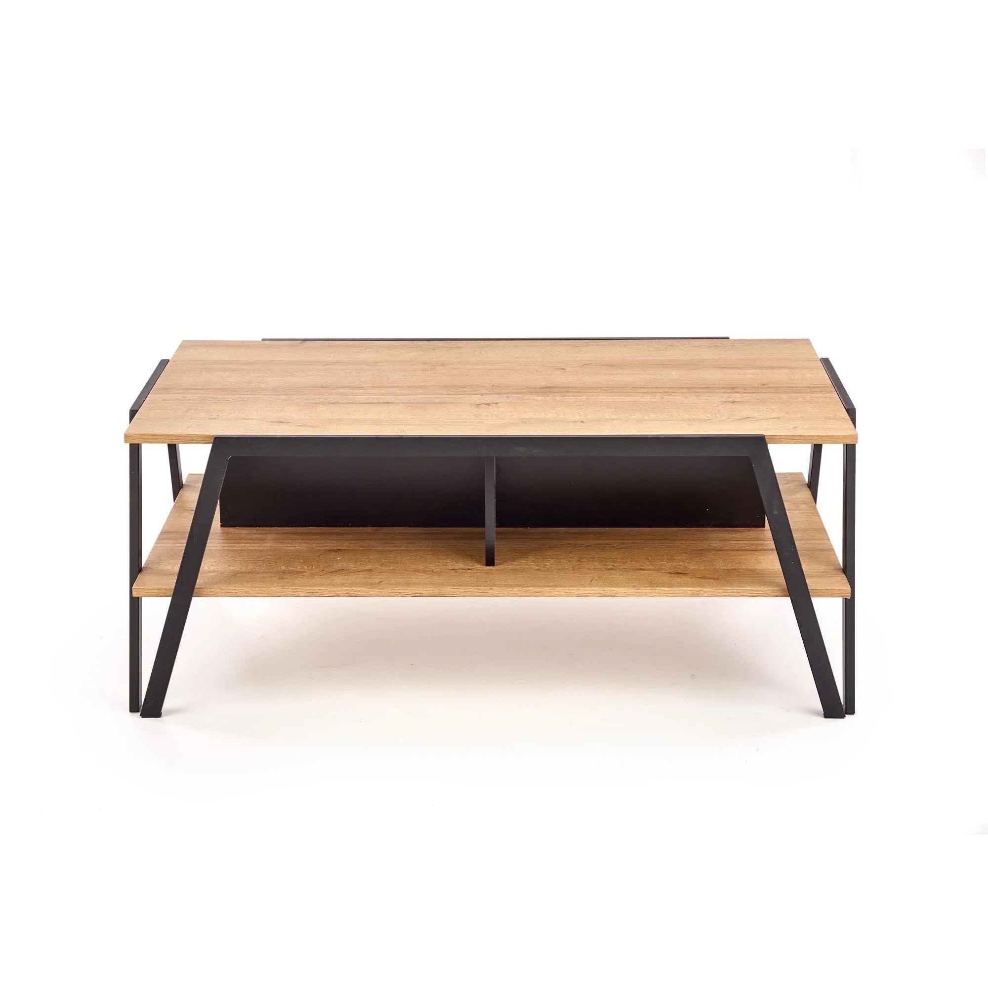 Masuta VOLTA, stejar auriu/negru, 113x63x45 cm