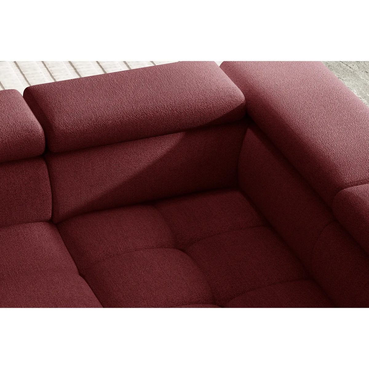 Coltar MAVEL L, personalizabil materiale Gama Premium, cu reglaj electric, 271x208x106 cm