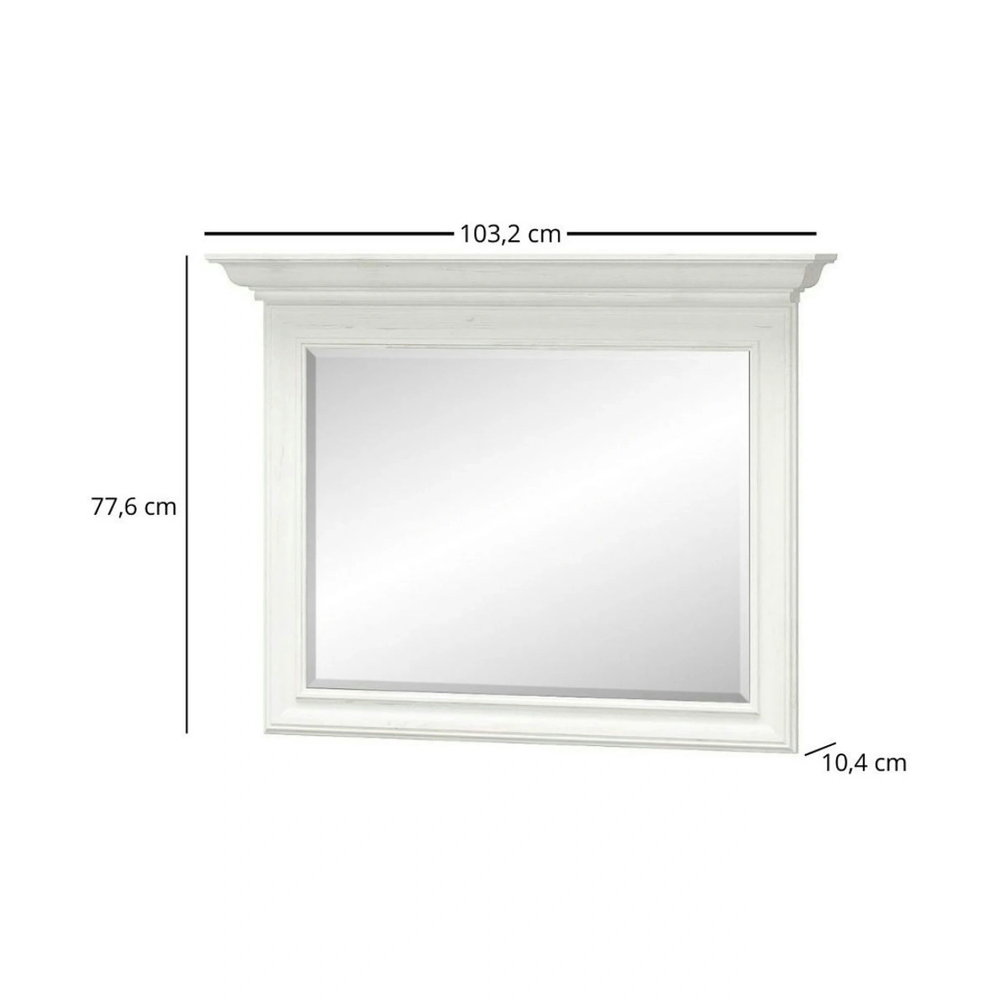 Mobilier de dormitor IRYS, pin alb anderson, PAL laminat, 6 piese