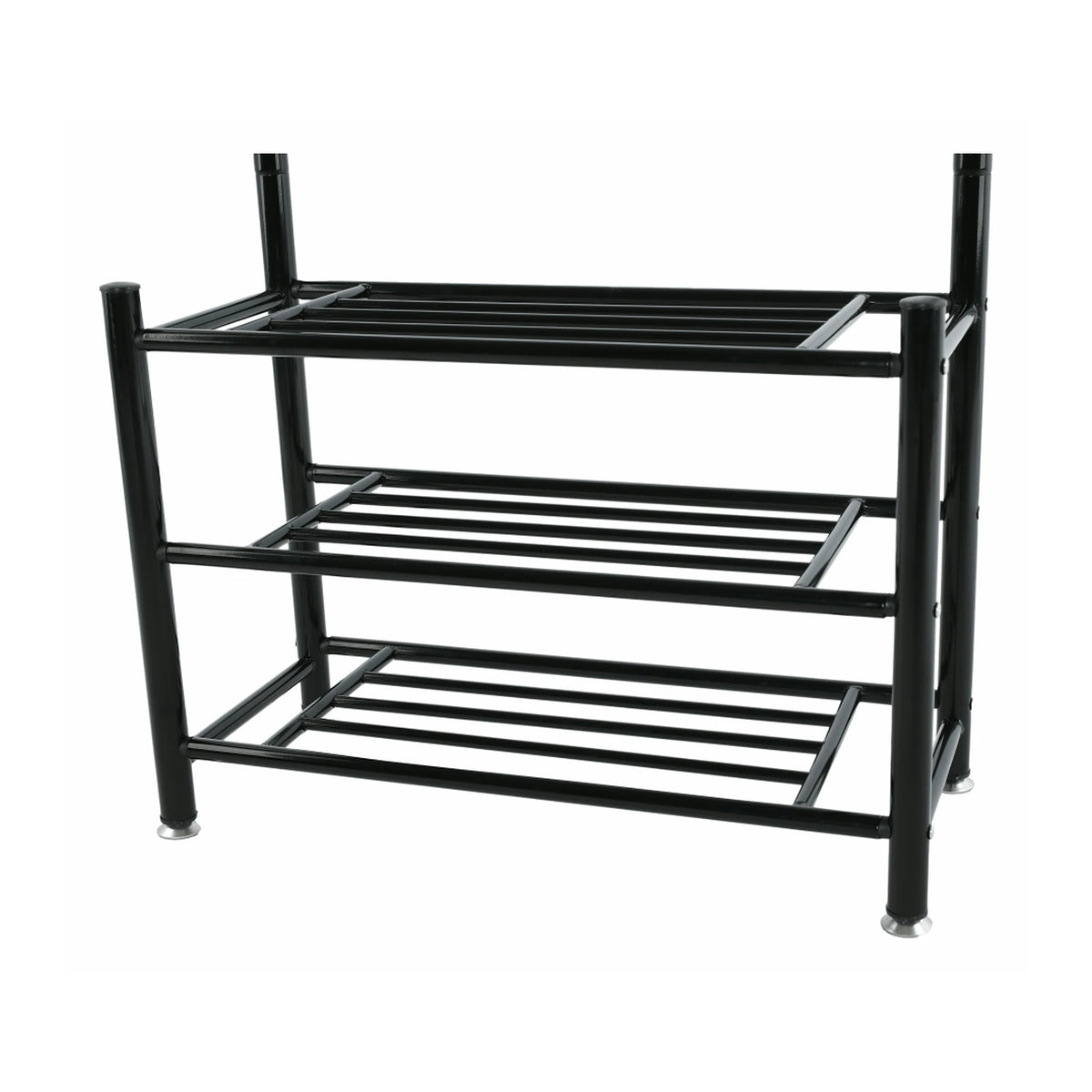 Mobilier hol BARNUM, negru, metal, 66x30x190 cm