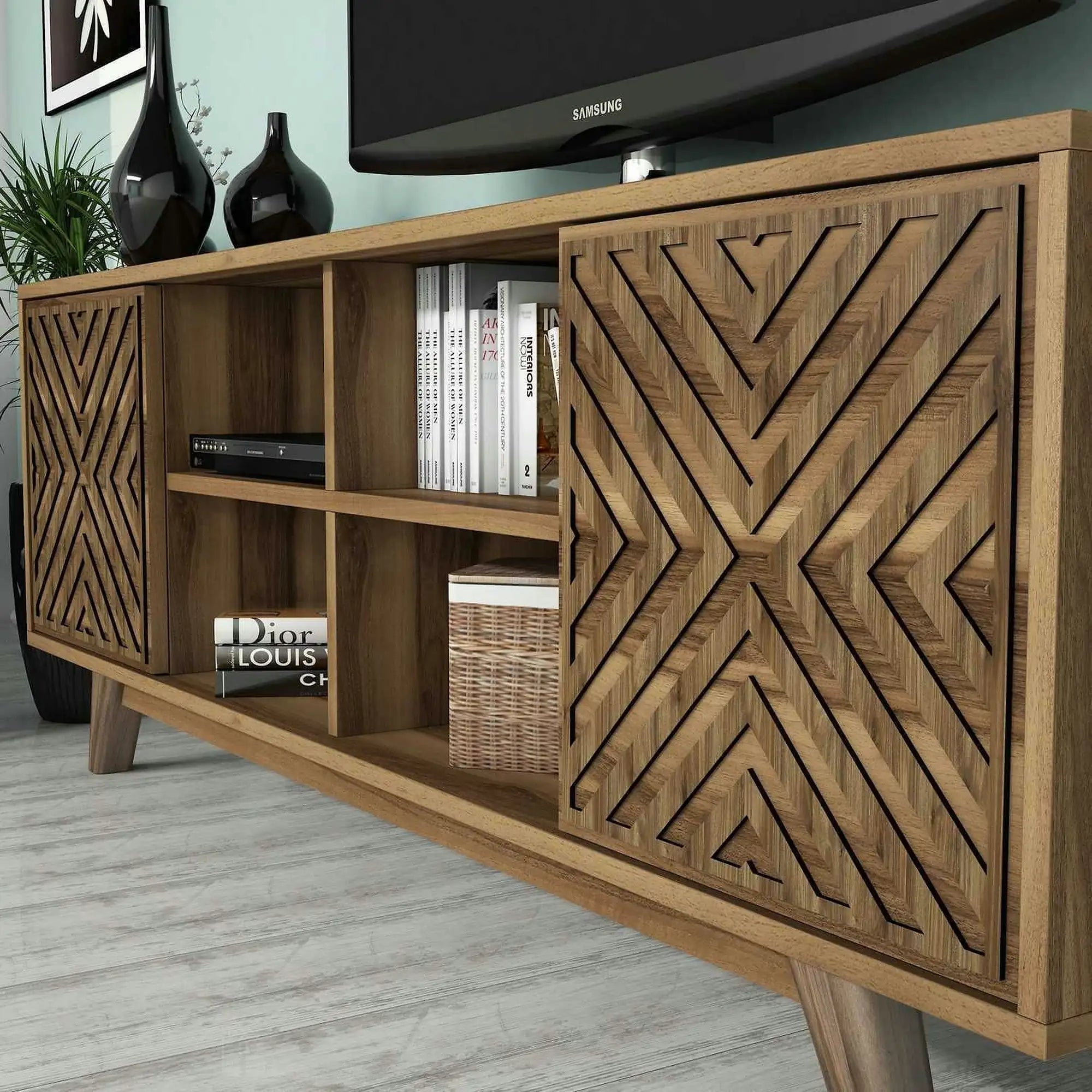 Mobilier living INCI, nuc, PAL melaminat, 3 piese