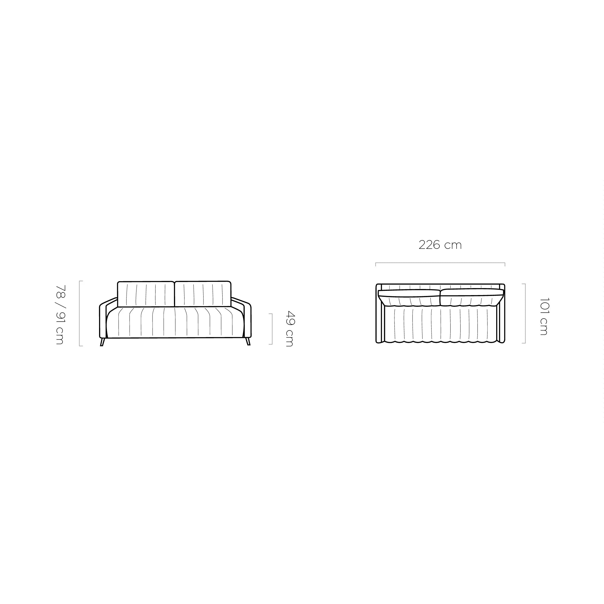 Canapea extensibila Molly, stofa catifelata maro - Monolith 15, cu lada depozitare, 226x101x91 cm