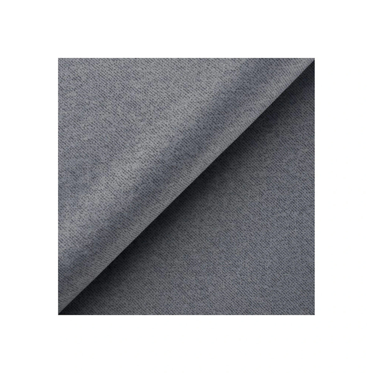 Coltar extensibil BRICO, universal, stofa catifelata gri - Element 23, cu lada depozitare, 204x168x99 cm