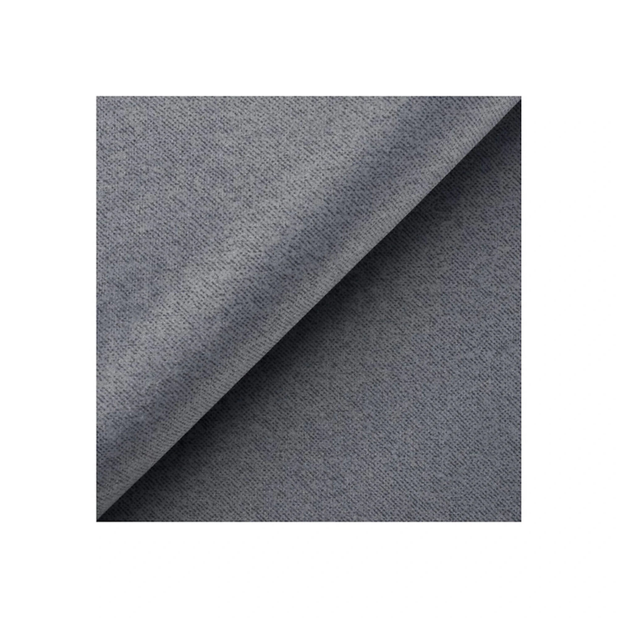 Coltar extensibil BRICO, universal, stofa catifelata gri - Element 23, cu lada depozitare, 204x168x99 cm