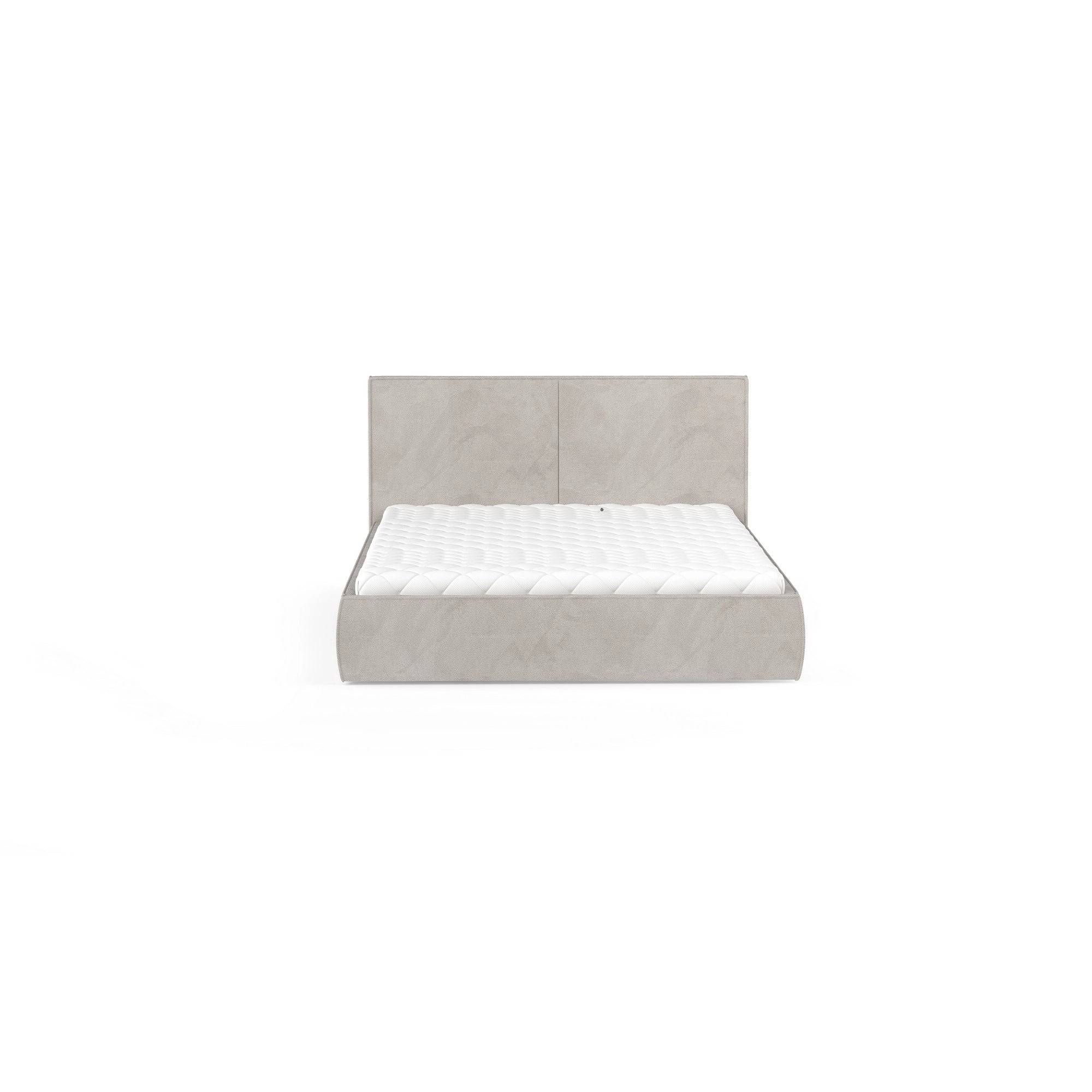 Pat NICOLE 140x200, personalizabil materiale gama Oferta Avantaj, cu somiera metalica, lada depozitare si pistoane
