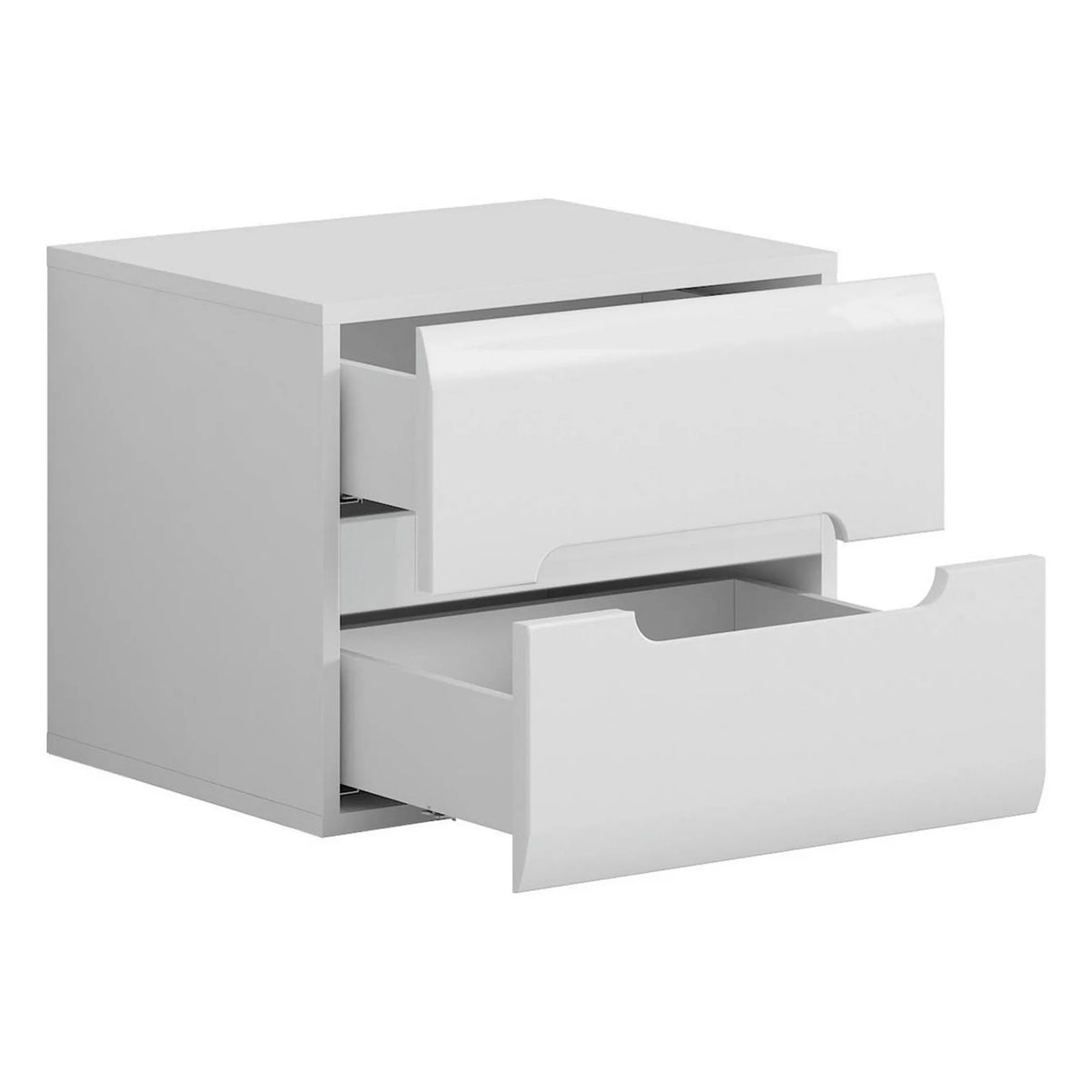 Noptiera AZTECA TRIO, alb, PAL, 50x41x43 cm