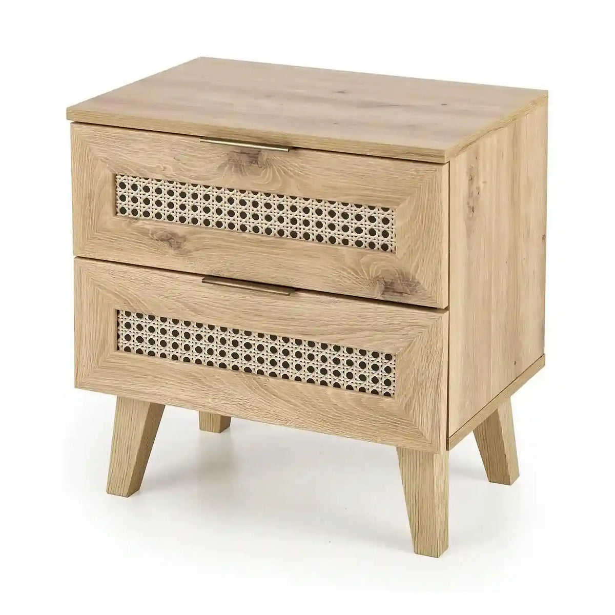 Noptiera Borneo, stejar artisan, PAL laminat, 50x34x52 cm