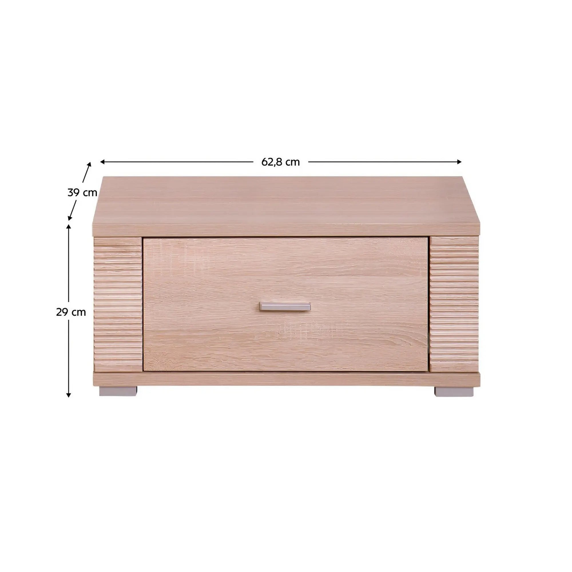 Noptiera GRAND typ 21, PAL melaminat, stejar sonoma, 63x29x39 cm, 1 sertar