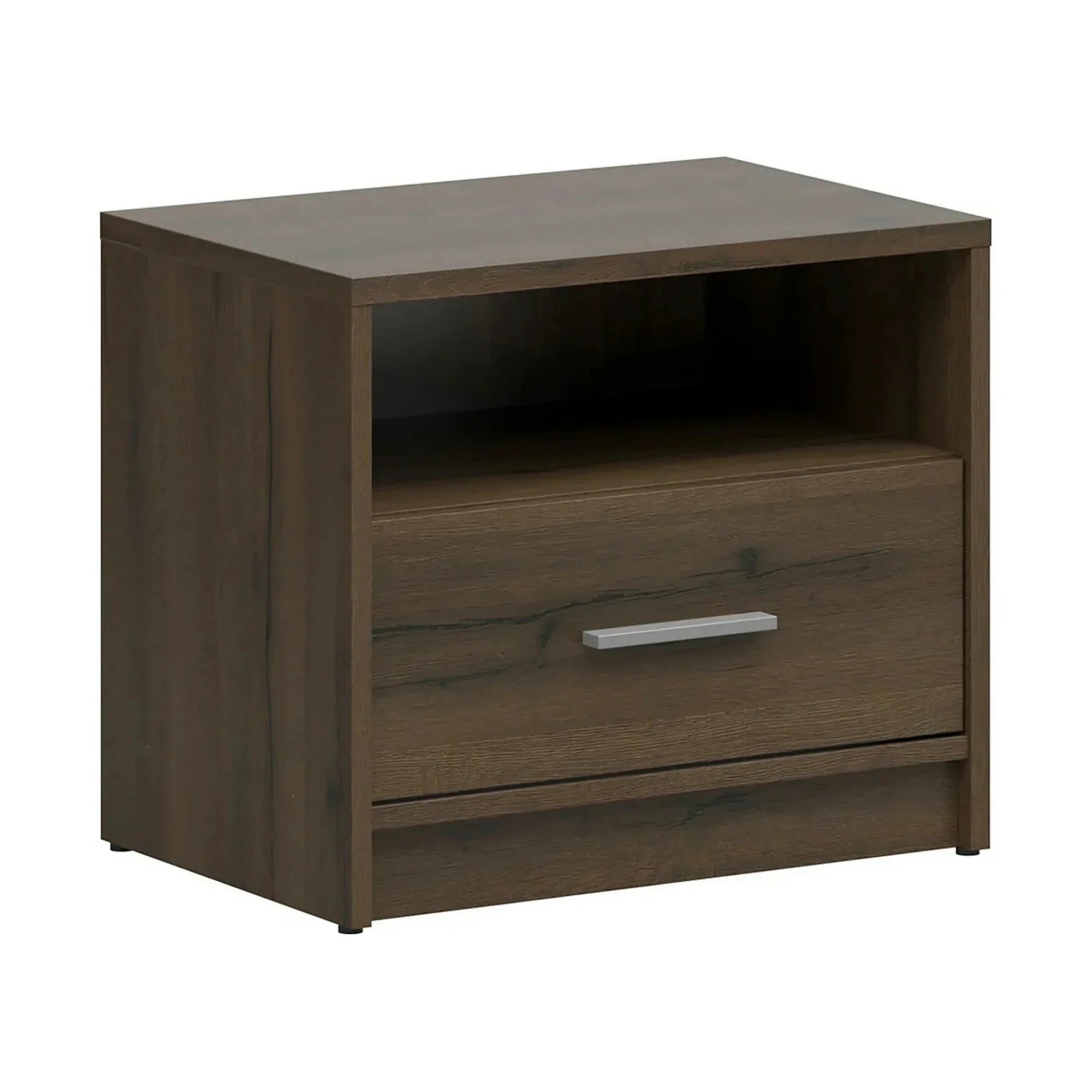 Noptiera NEPO PLUS, stejar nobil, PAL, 50x34x43 cm