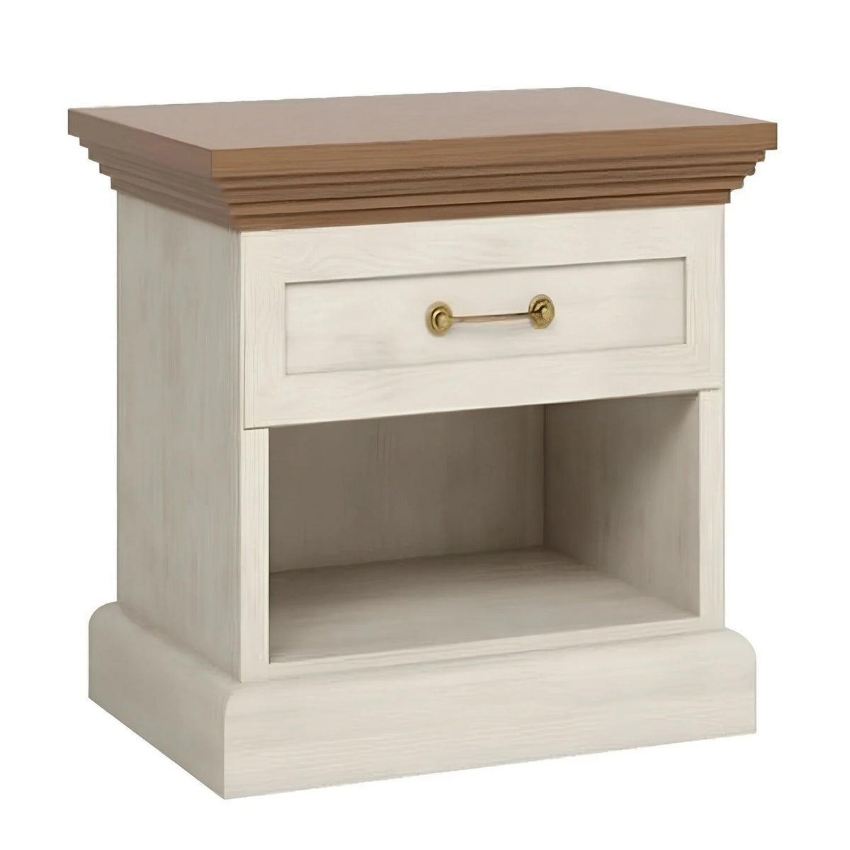 Noptiera ROYAL SN, pin nordic/stejar salbatic, PAL melaminat, 57x40x50 cm