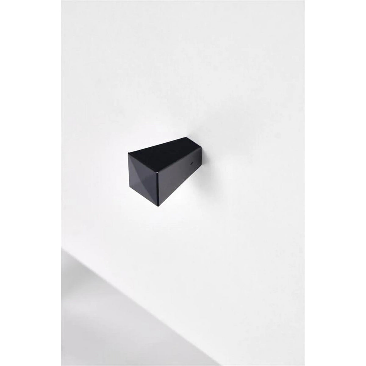 Noptiera SILVIA, alb/negru, PAL, 40x40x52 cm