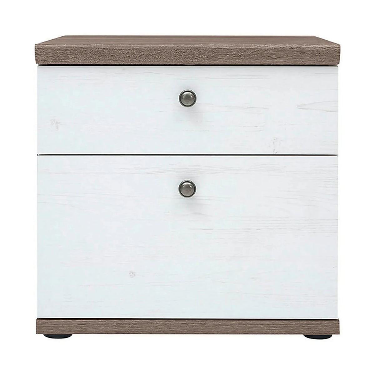 Noptiera STOCKHOLM, pin alb andersen/stejar sonoma, PAL, 48x43x47 cm