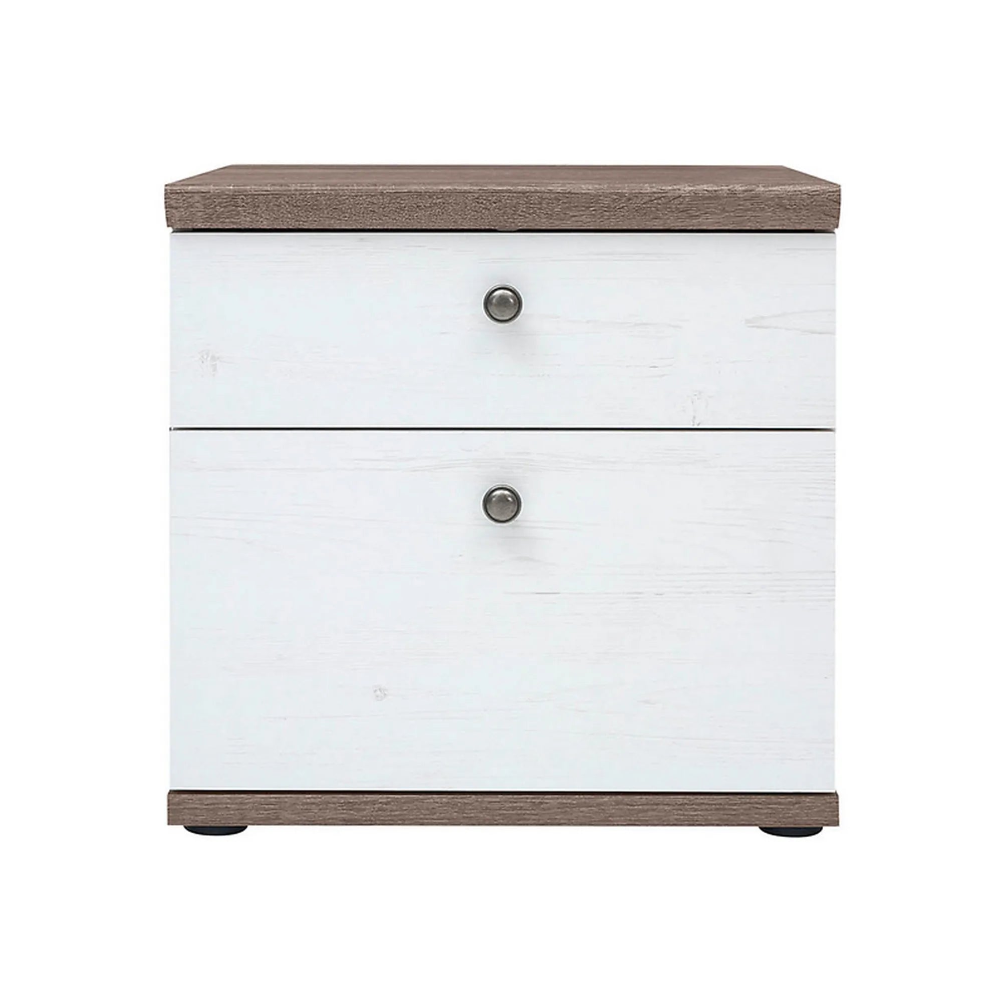 Noptiera STOCKHOLM, pin alb andersen/stejar sonoma, PAL, 48x43x47 cm