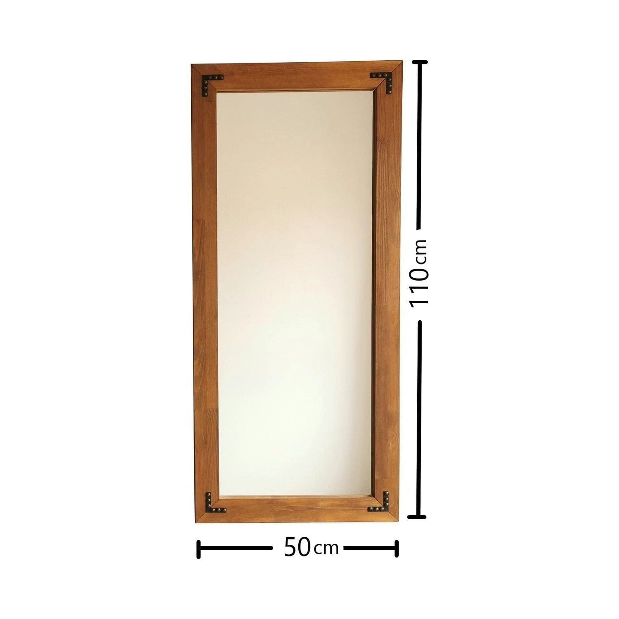 Oglinda 50110CV, nuc, lemn, 50x110 cm