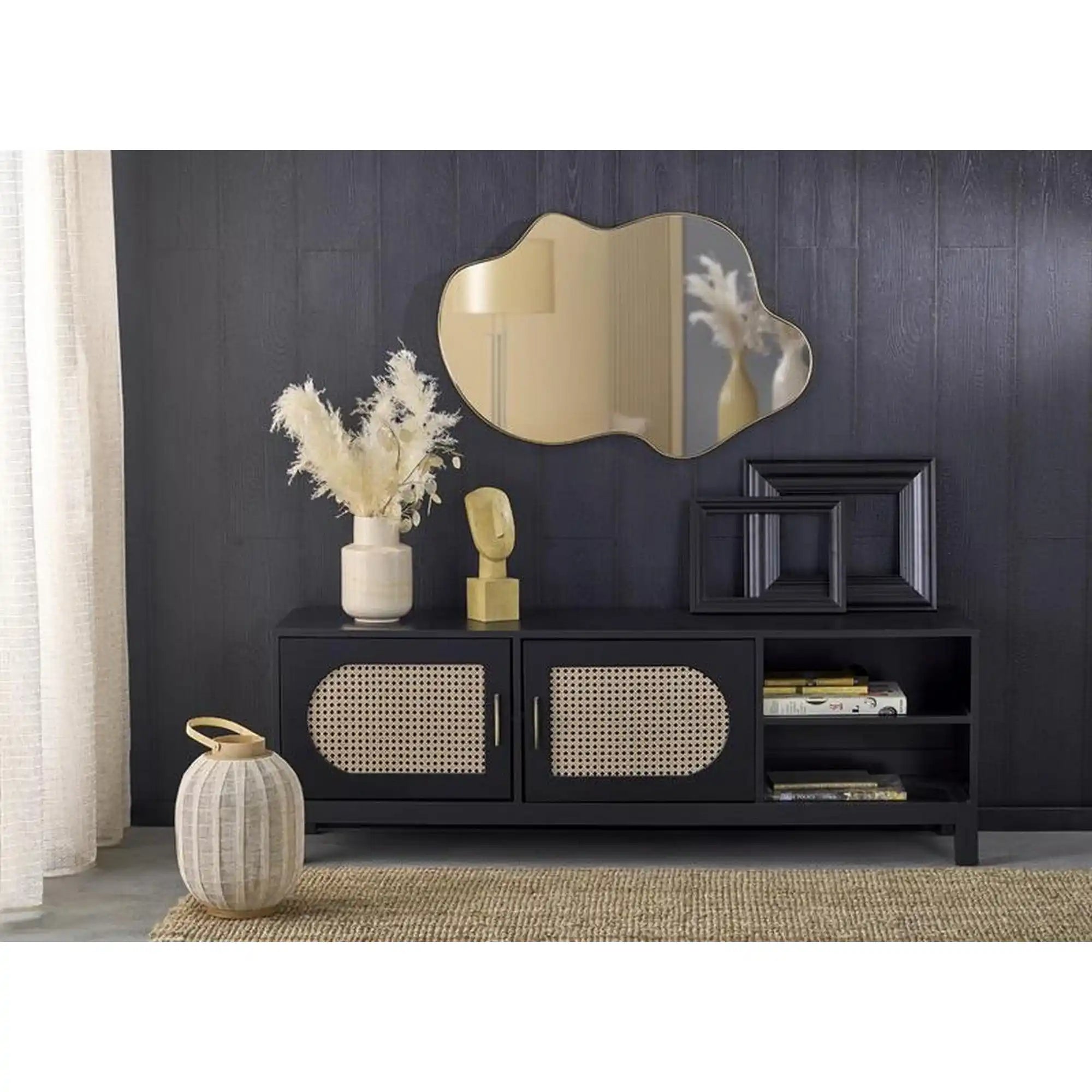 Oglinda ESSENT, auriu, 56x90 cm