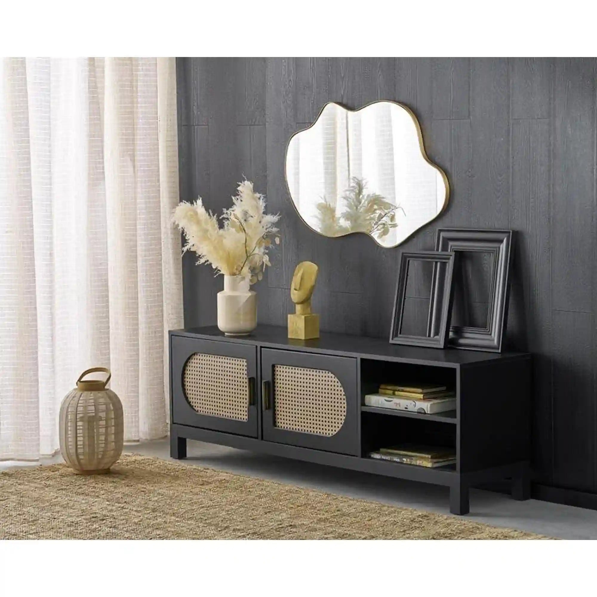 Oglinda ESSENT, auriu, 56x90 cm