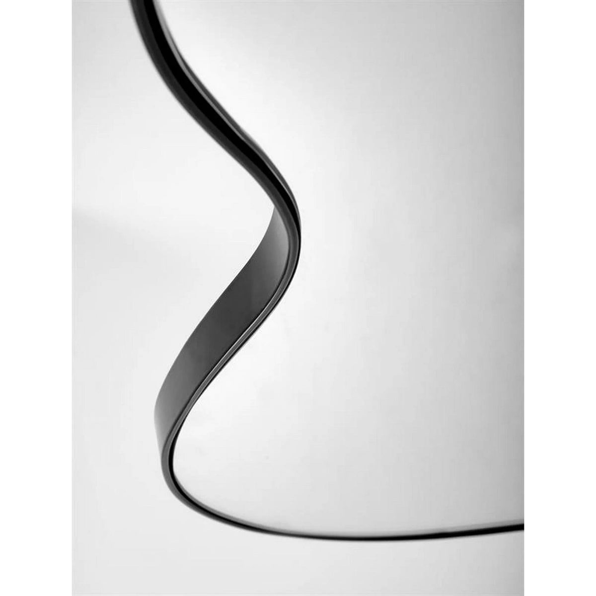 Oglinda ESSENT, negru, 56x90 cm