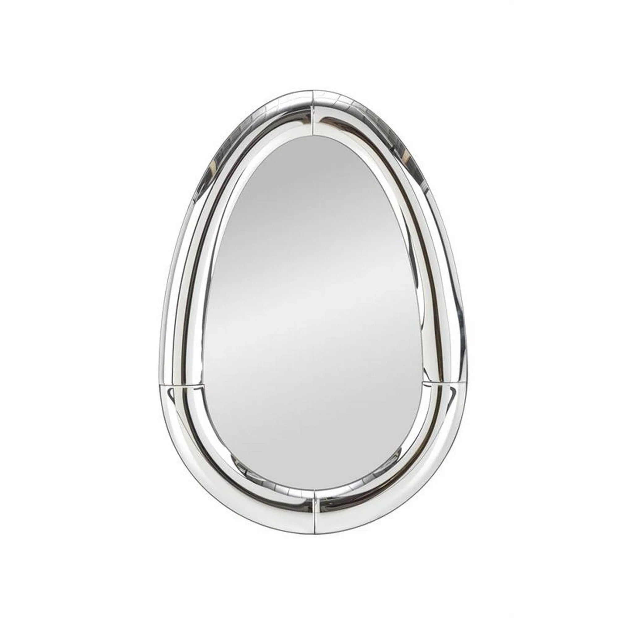 Oglinda IVORY, argintiu, 80x120 cm