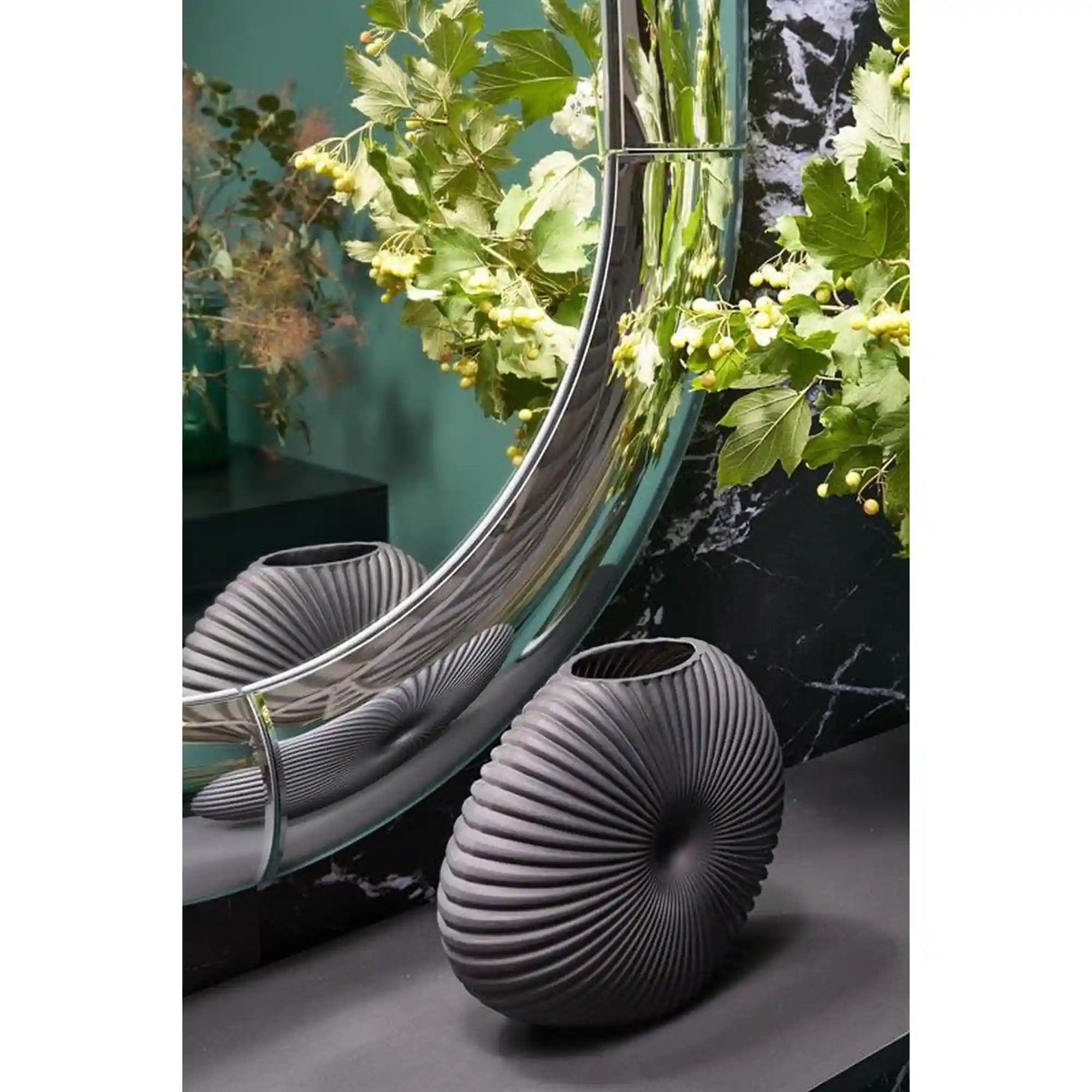 Oglinda IVORY, argintiu, 80x120 cm