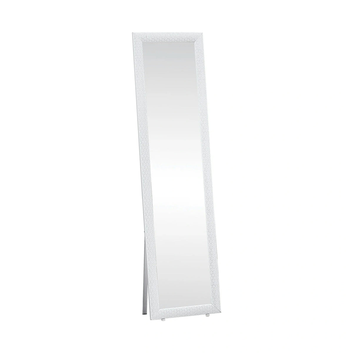 Oglinda LAVAL, alb, metal/lemn, 40x150 cm