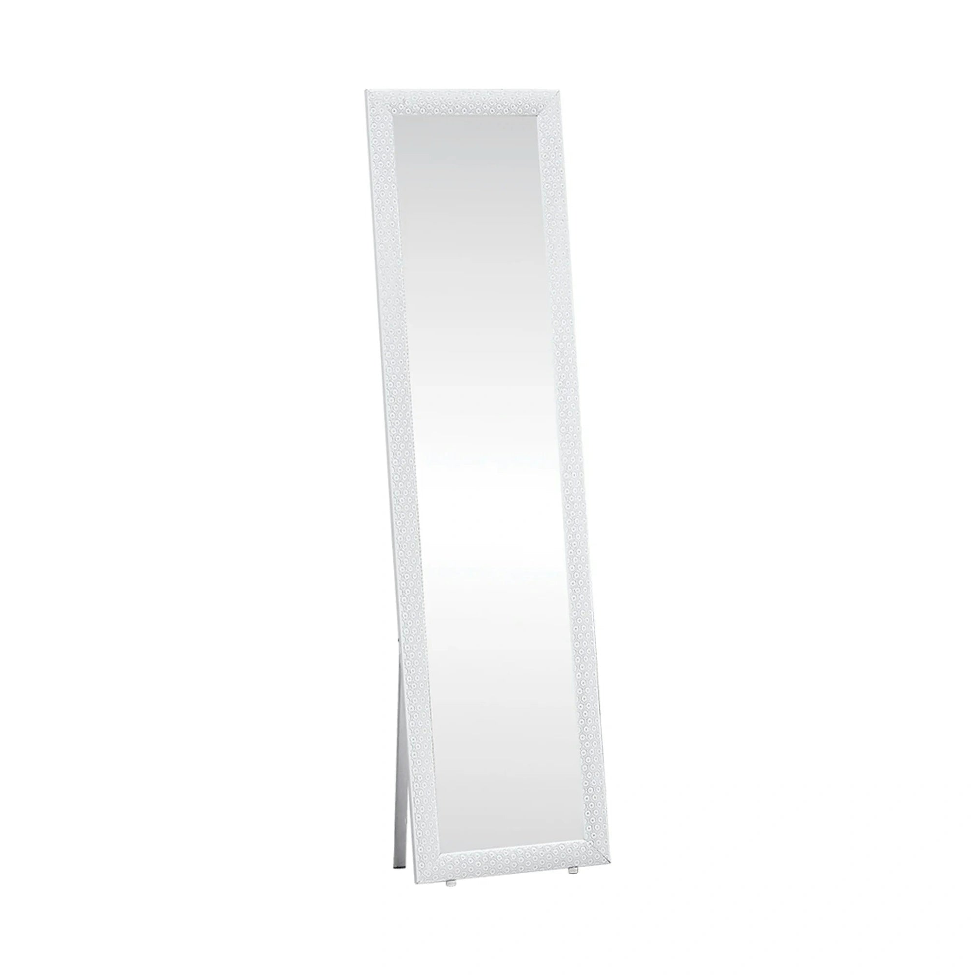 Oglinda LAVAL, alb, metal/lemn, 40x150 cm