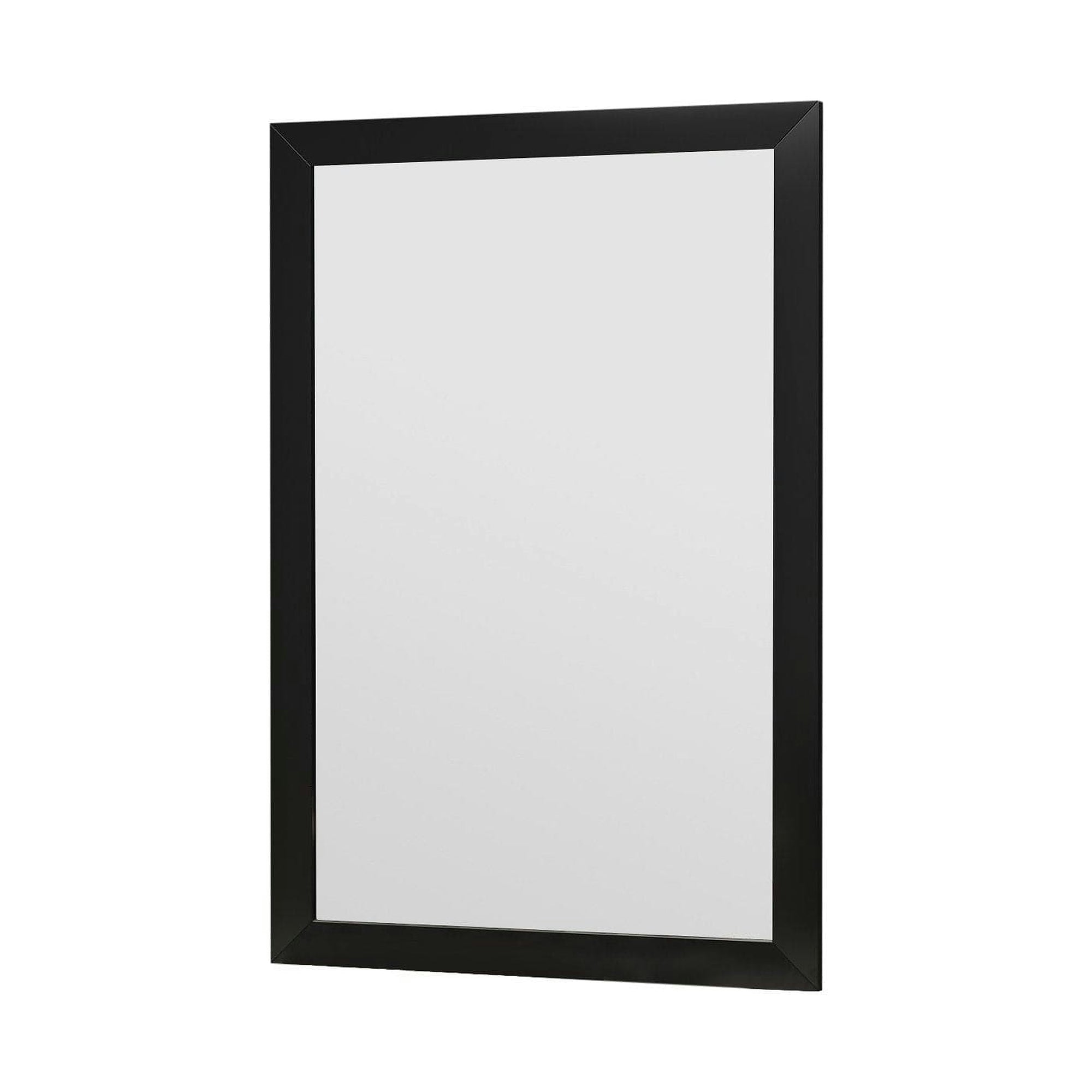 Oglinda LIPA, negru, 50x2x75 cm