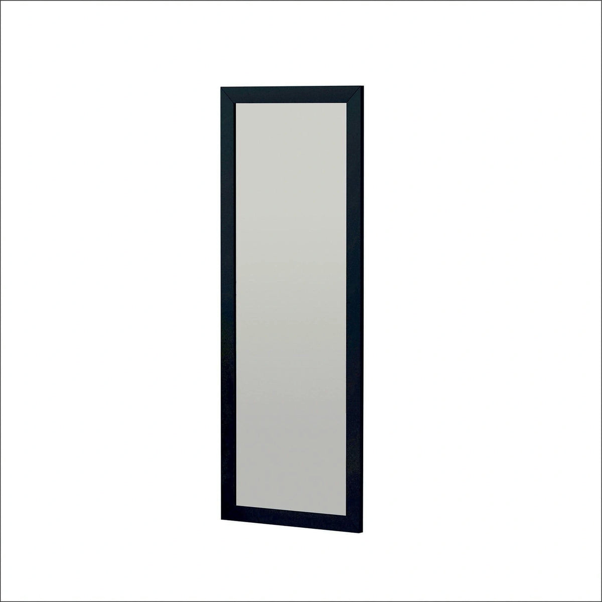 Oglinda OMILO, negru, 40x2x105 cm