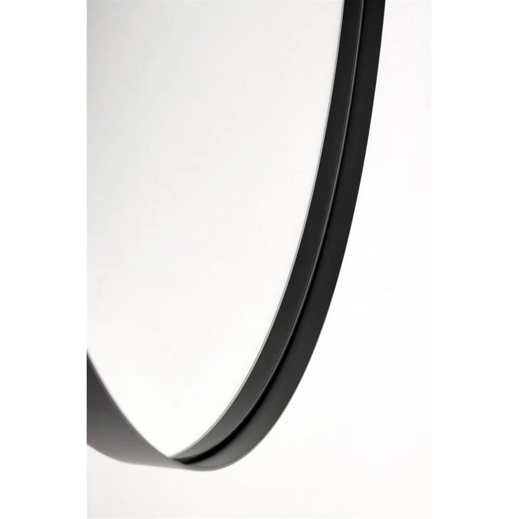 Oglinda PATINA, negru, 70x70 cm