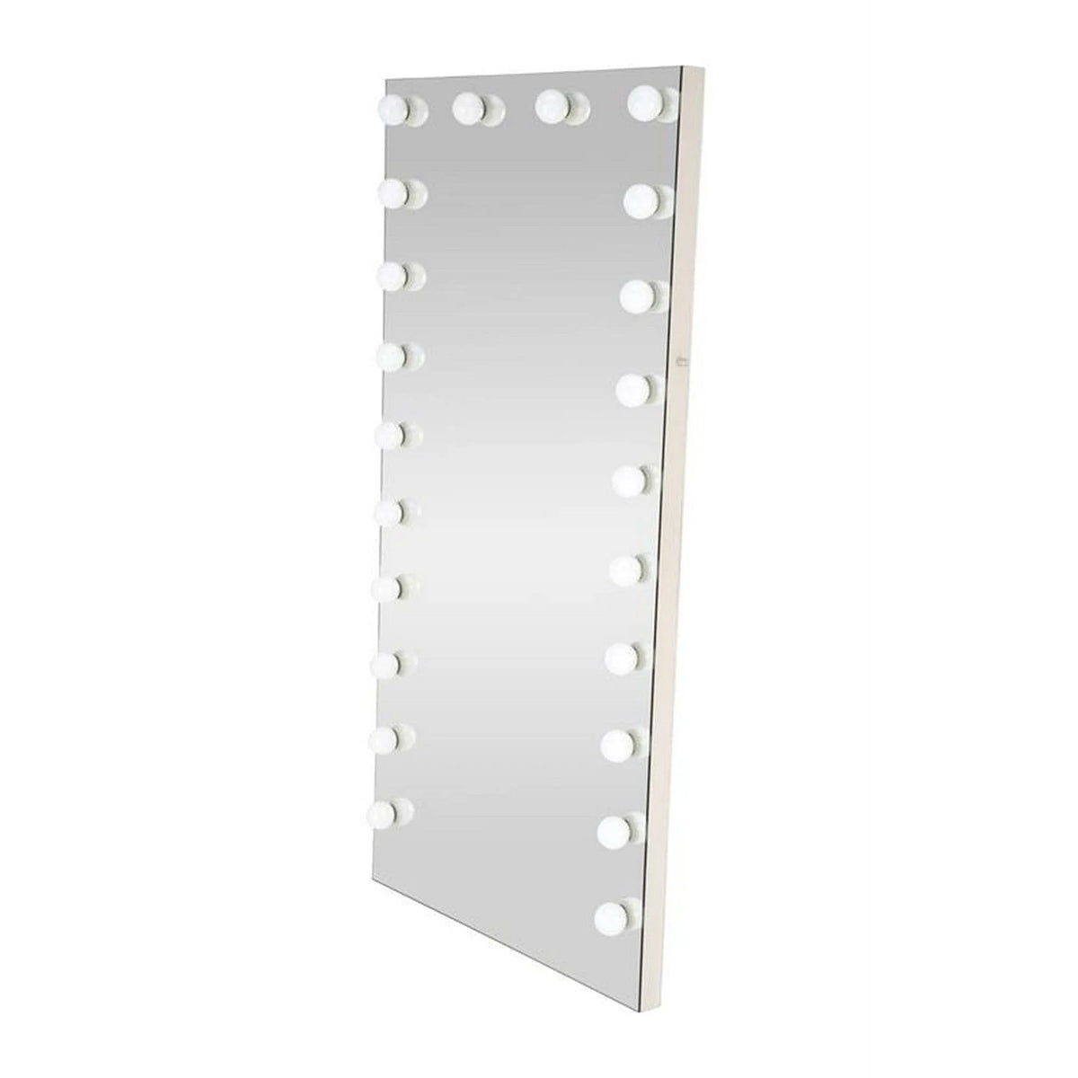 Oglinda PEARL, argintiu, cu iluminare LED, 87x170 cm