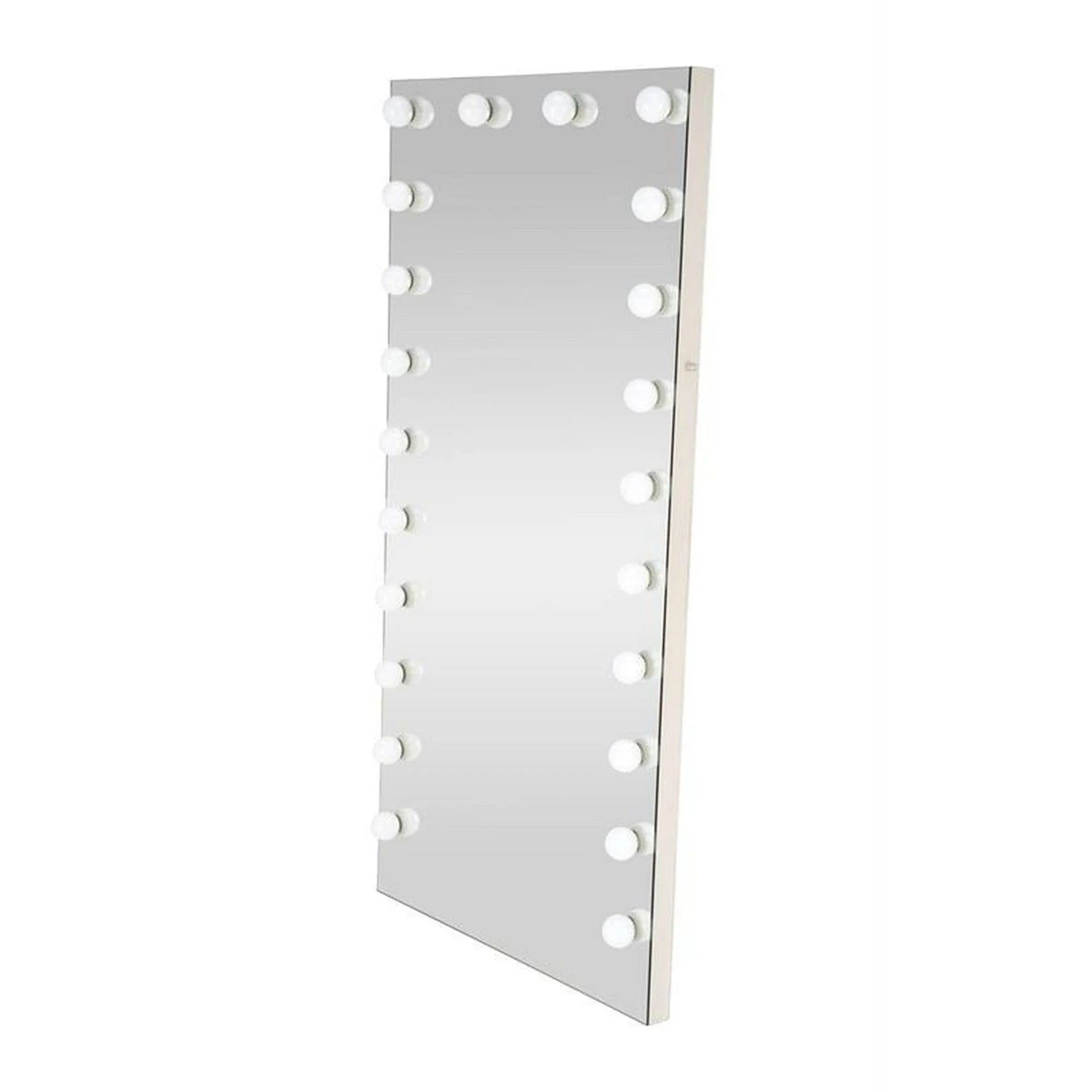 Oglinda PEARL, argintiu, cu iluminare LED, 87x170 cm