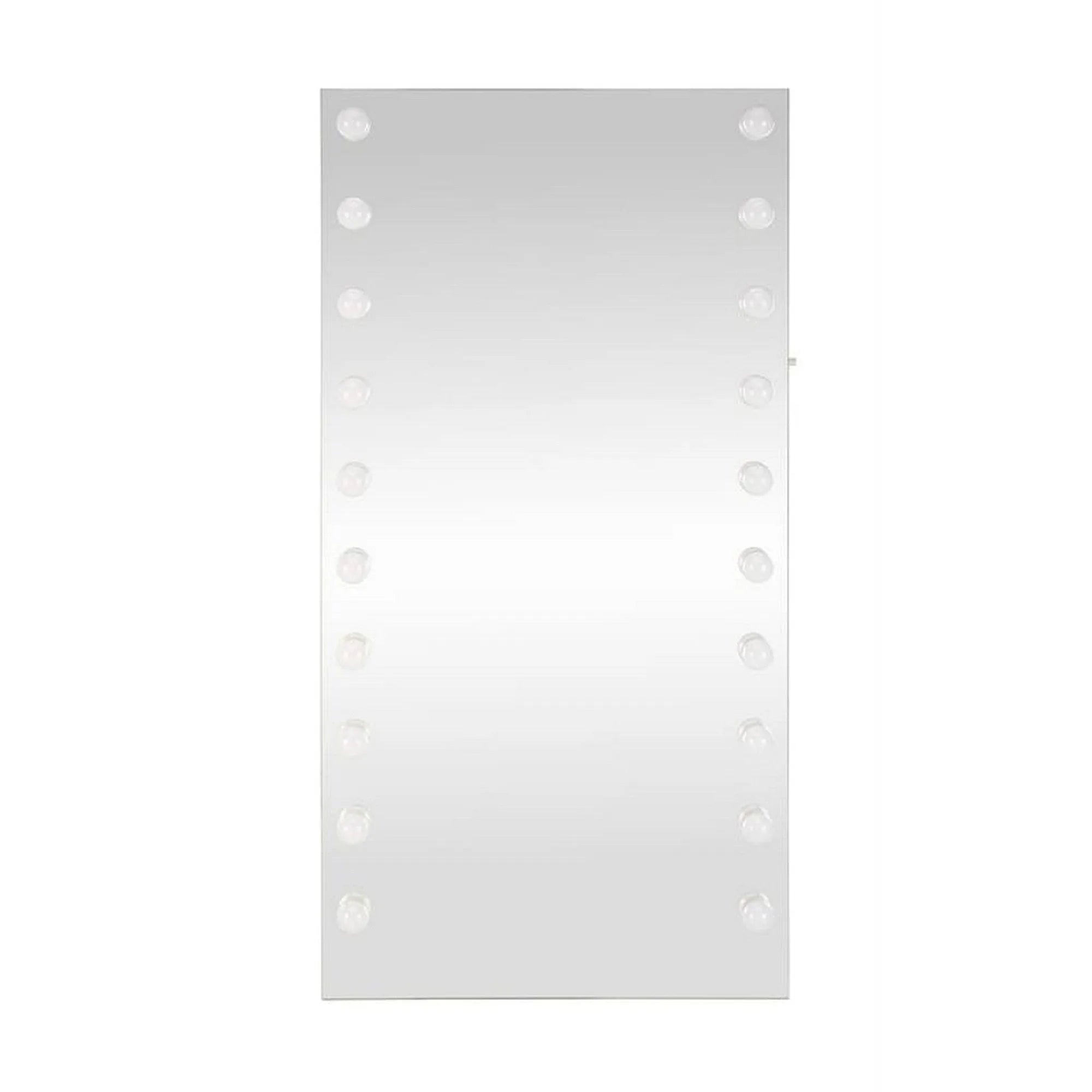 Oglinda PEARL, argintiu, cu iluminare LED, 87x170 cm