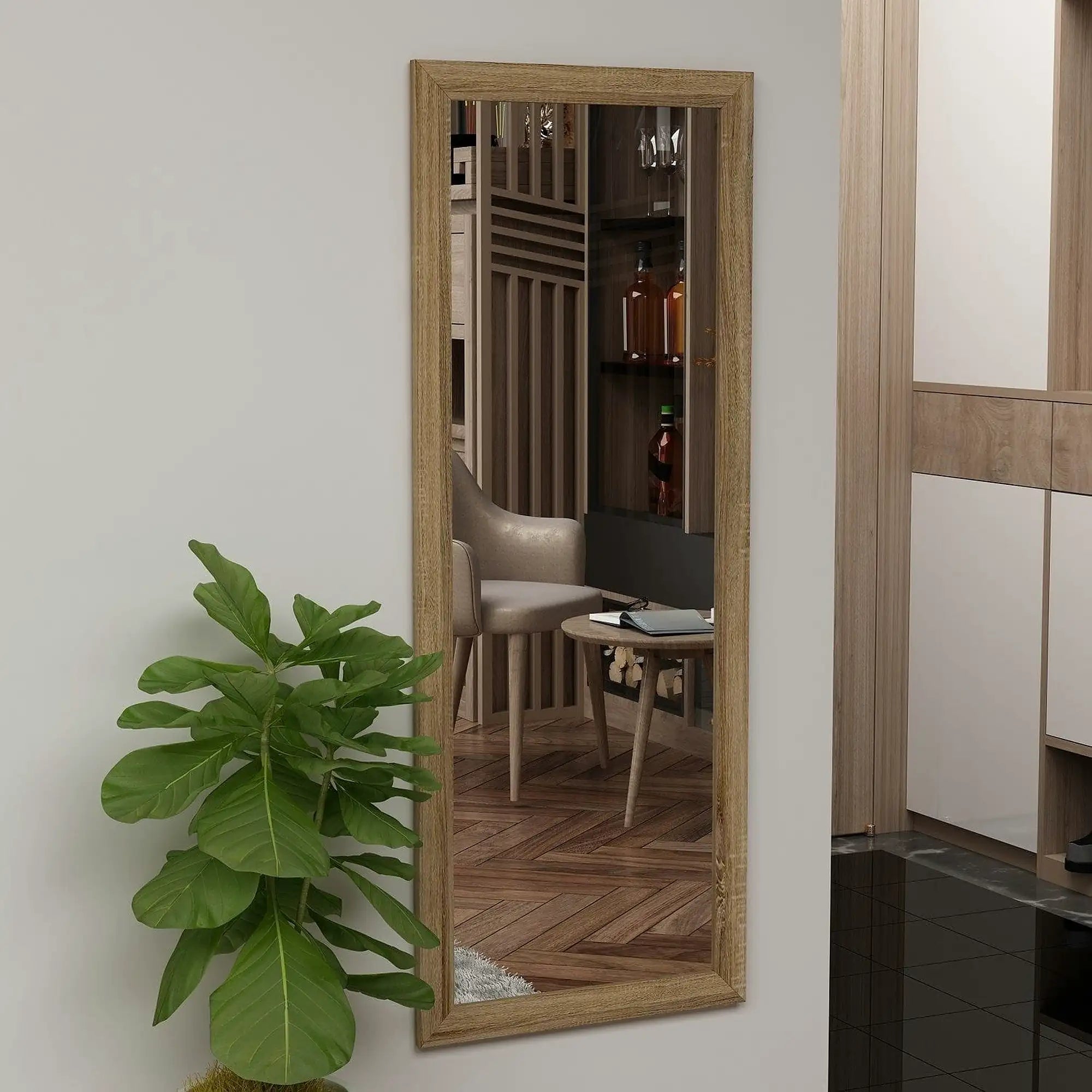 Oglinda SONNY, maro, 40x2x105 cm
