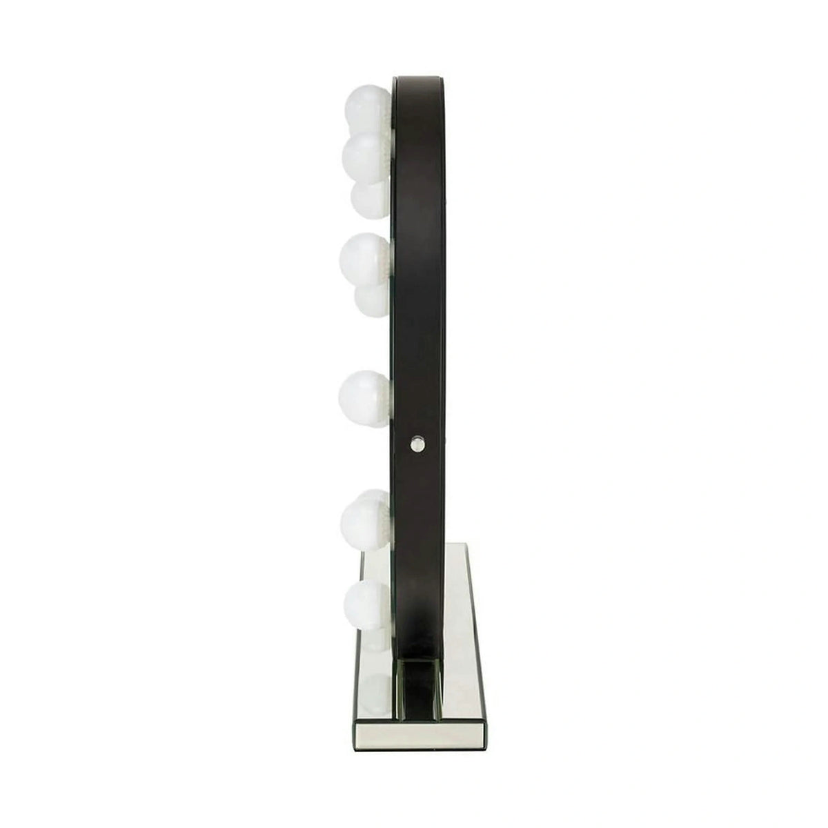 Oglinda TORANO, argintiu, cu iluminare LED, 70x70 cm