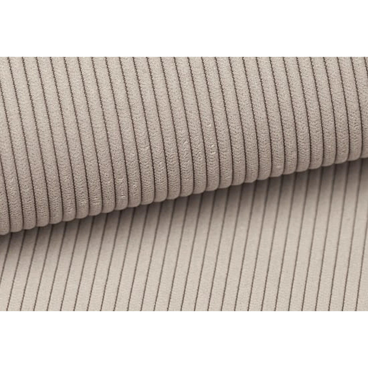 Pat tapitat boxspring LUCIO 180x200, stofa catifelata bej deschis - Ontario 02, Gama Premium, cu saltele si topper