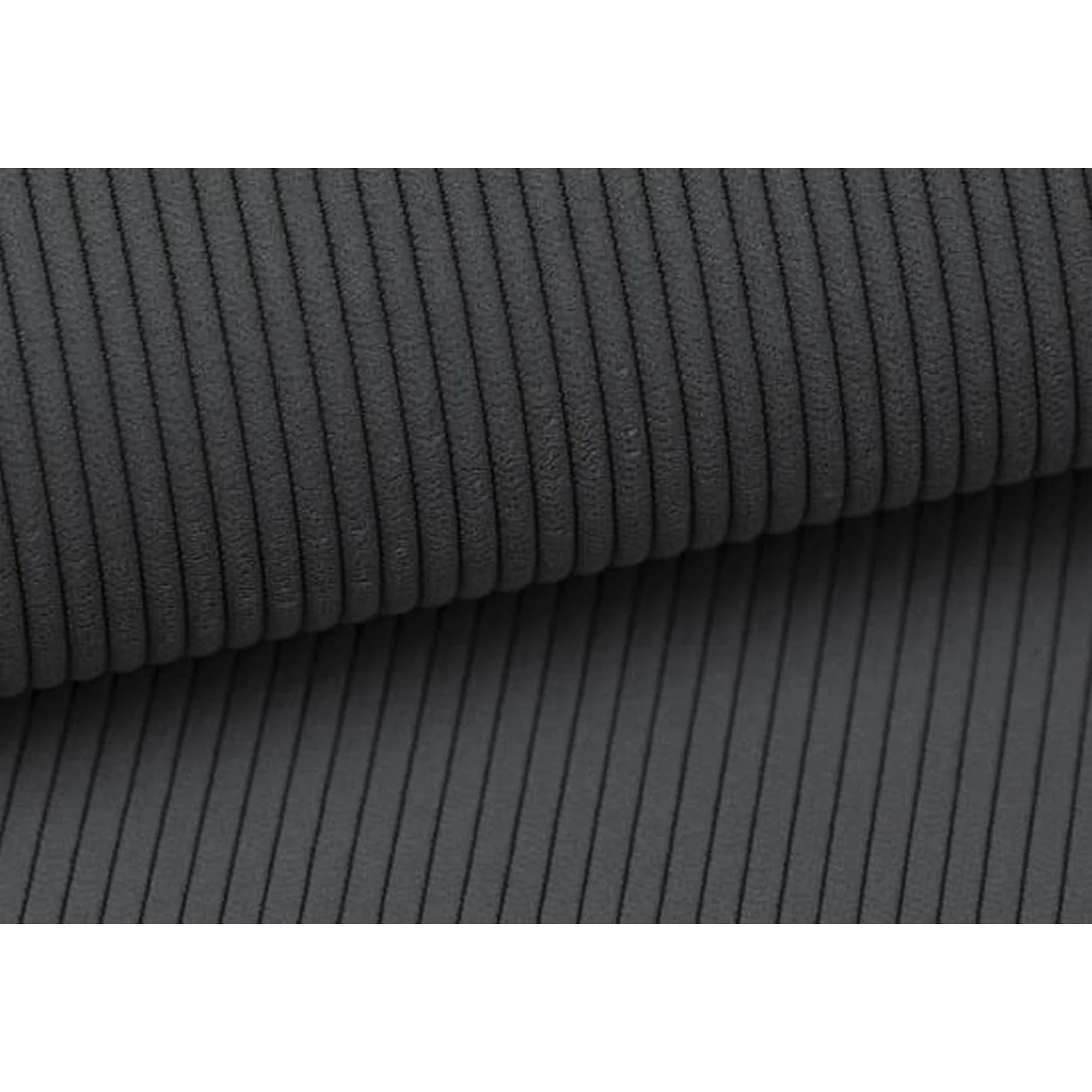 Canapea TINO extensibila 120, stofa catifelata gri inchis - Ontario 19, Gama Premium, 167x97x84 cm
