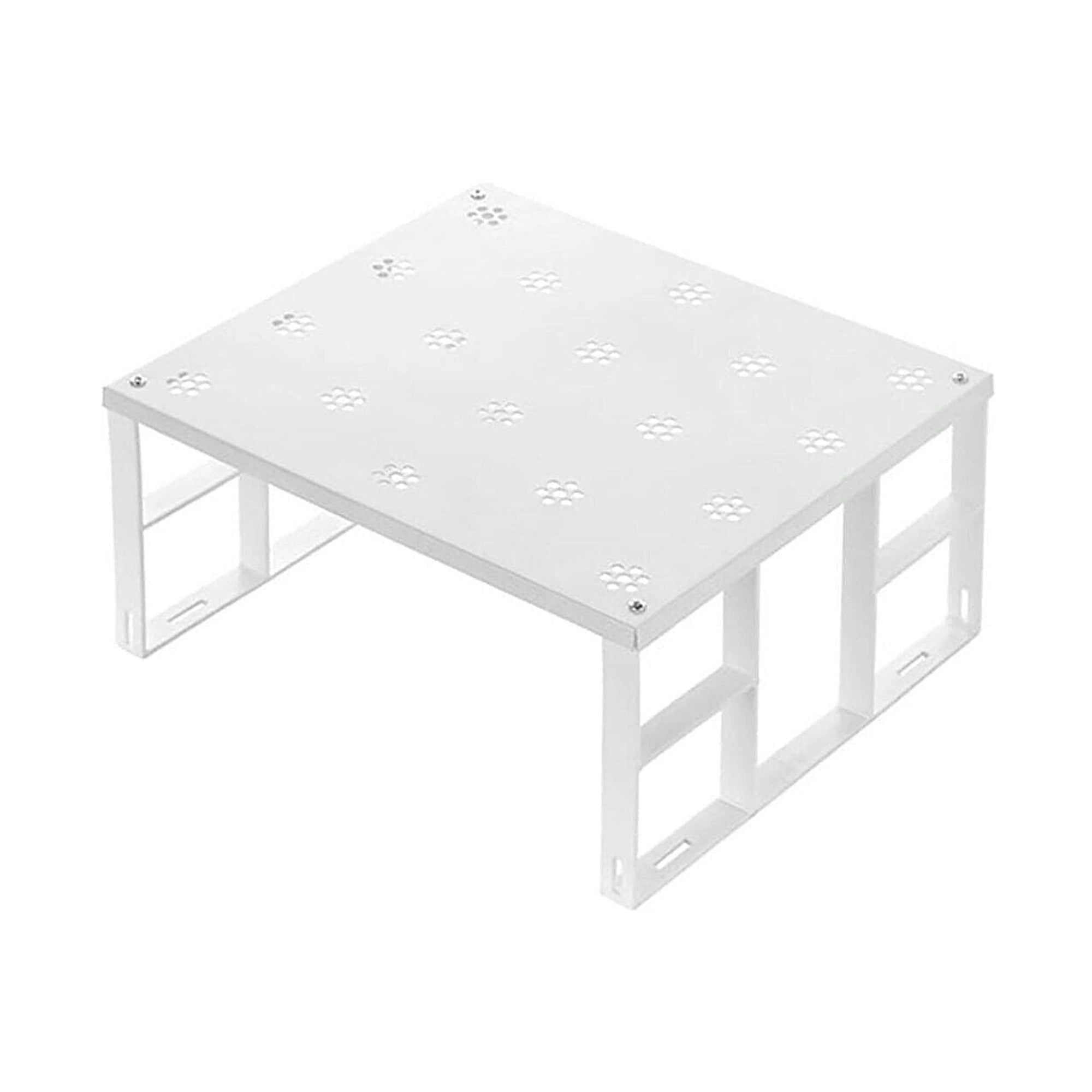 Organizator bucatarie 8100, alb, metal/plastic, 32x28x15 cm
