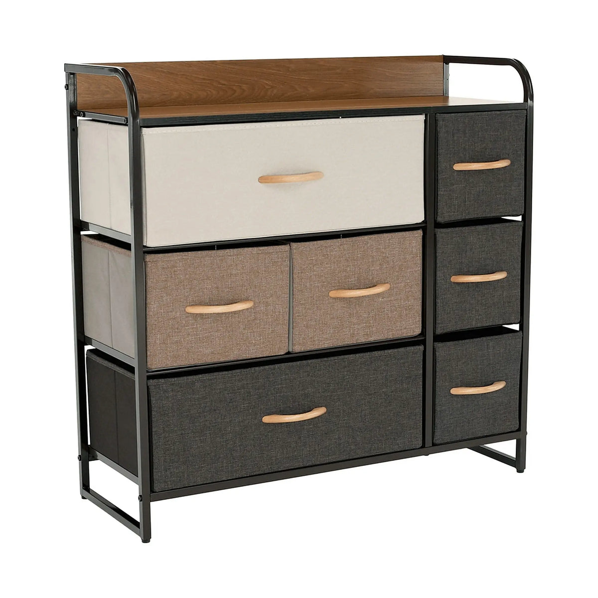 Organizator HAZEL TYP 3, bej/maro/negru, 80x29x79 cm