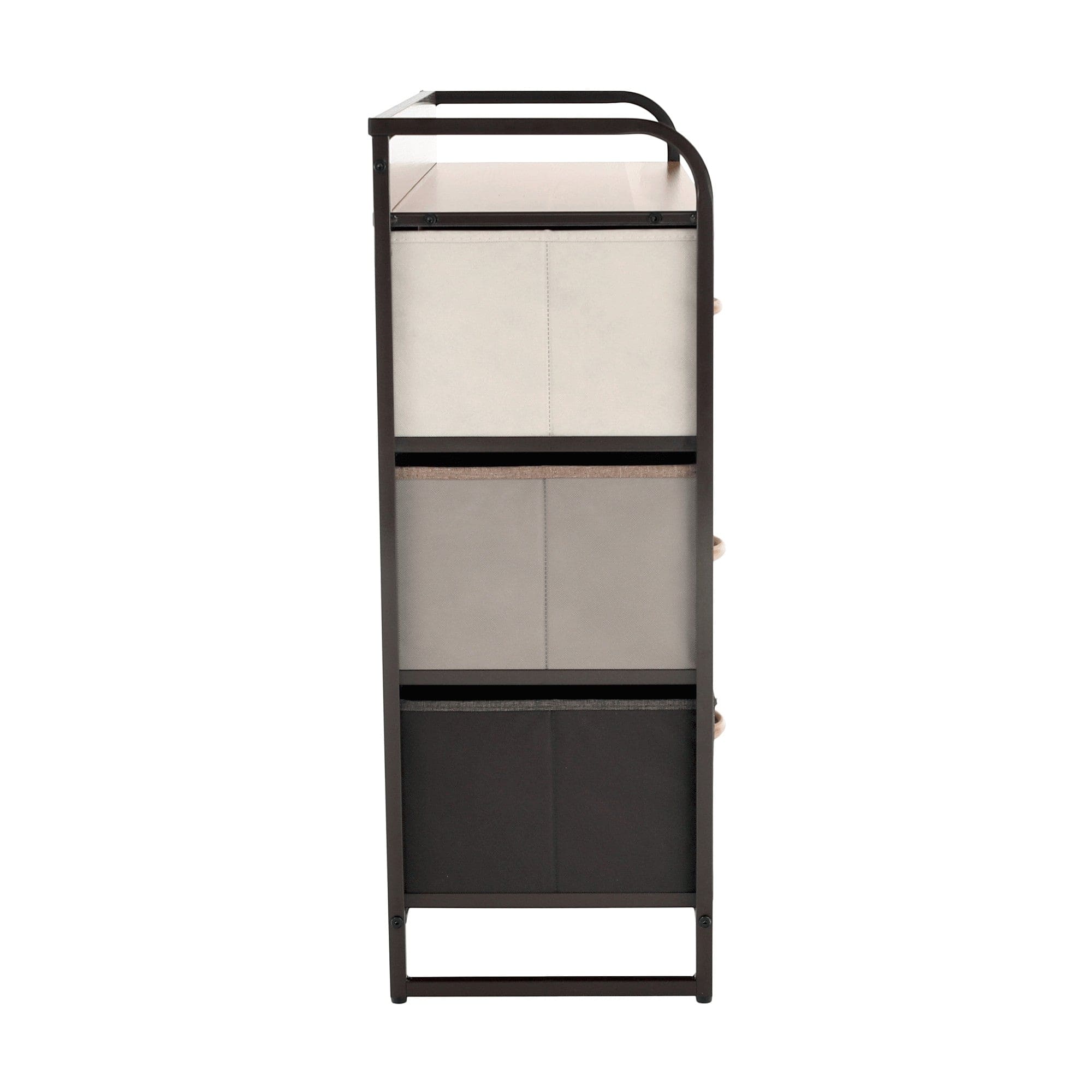 Organizator HAZEL TYP 3, bej/maro/negru, 80x29x79 cm